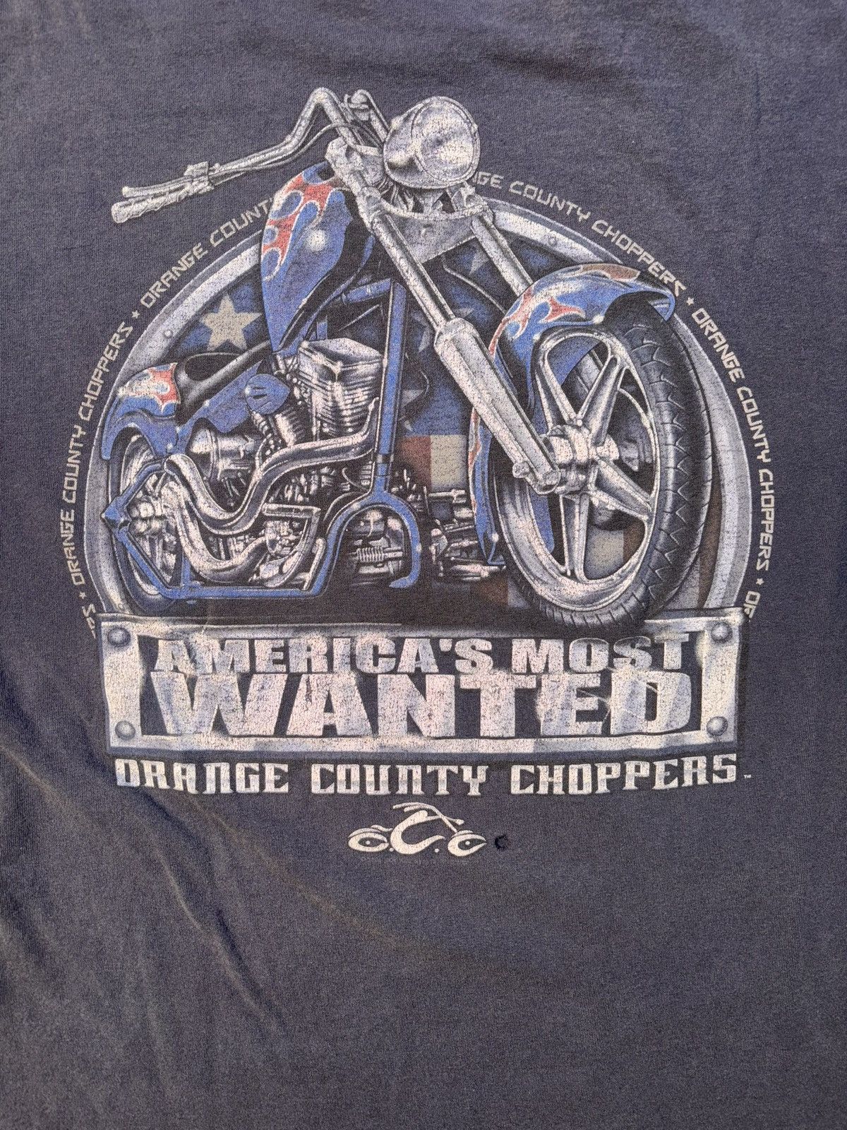 West Coast Choppers Orange County Choppers Americans Wanted Thrashed Motorcycle Size US XL / EU 56 / 4 - 8 Thumbnail