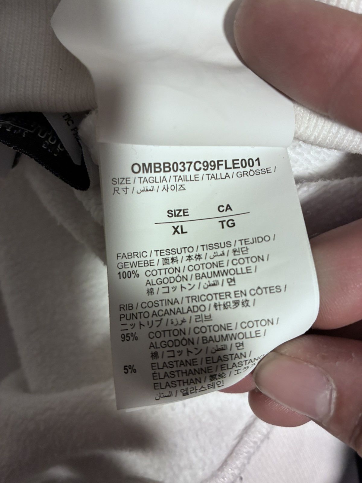 Off-White Off White Diagonal Helvetica Hoodie Size US XL / EU 56 / 4 - 9 Thumbnail
