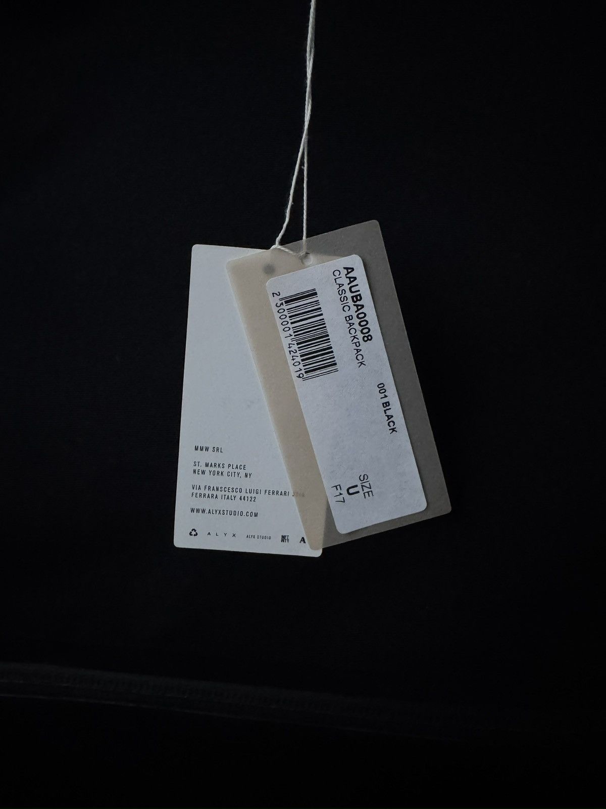 Alyx ALYX CLASSIC BACKPACK Size ONE SIZE - 4 Thumbnail