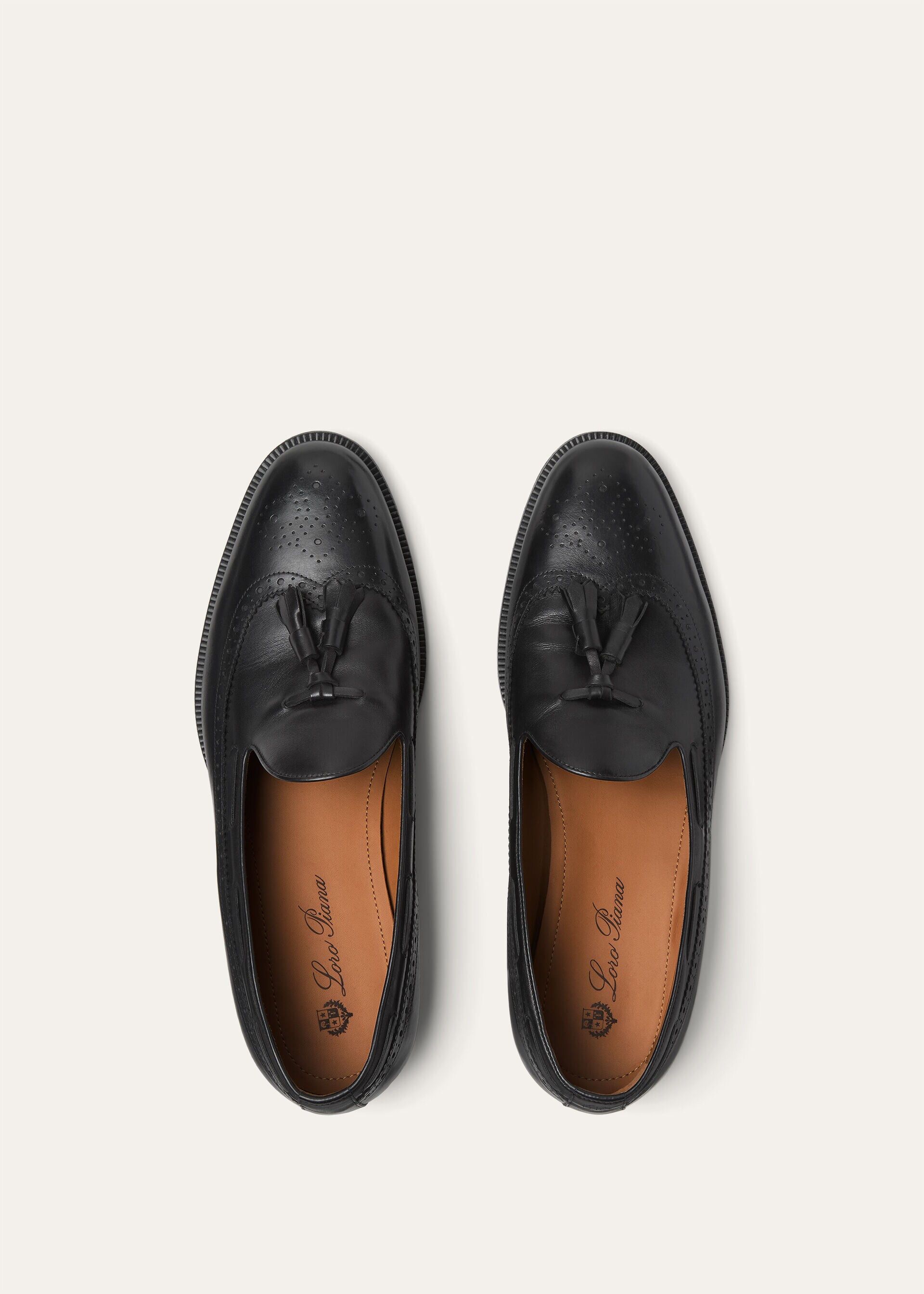Loro Piana os11x0226 FAQ5603 Serge Walk Loafers in Black Size US 9 / EU 42 - 5 Thumbnail