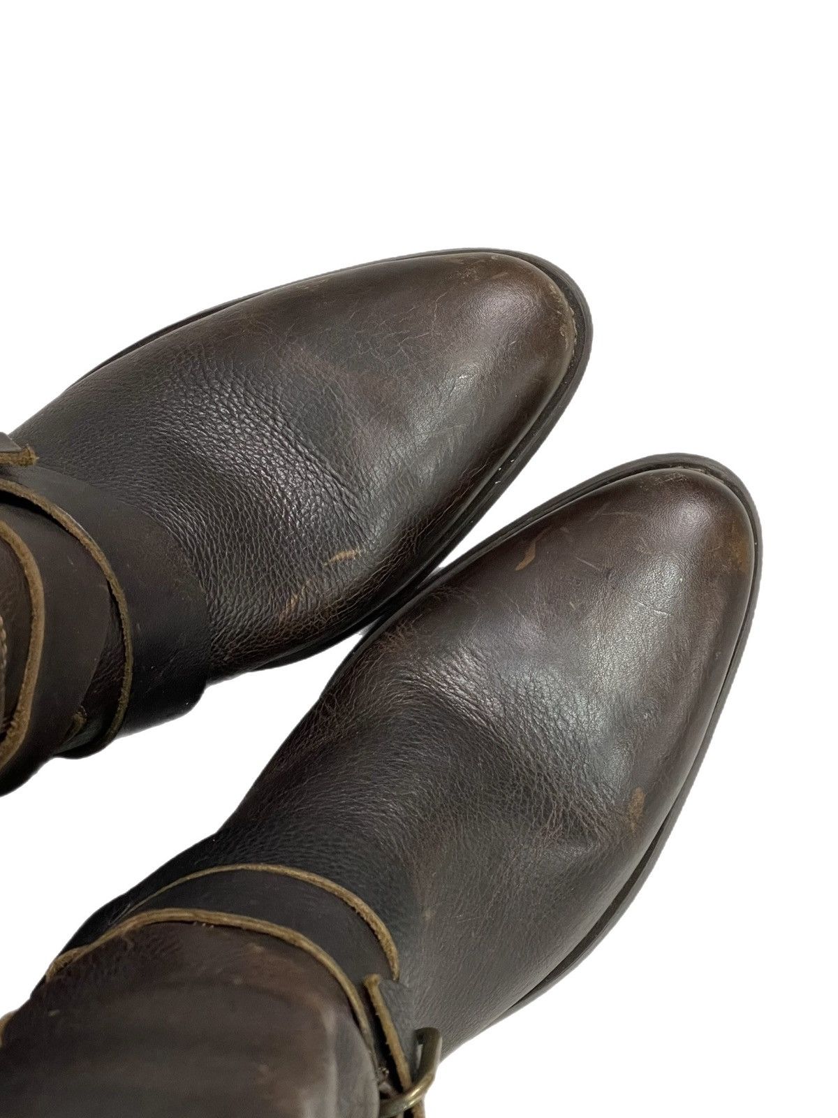 Wrangler Vintage Brown Tall Leather wrangler 90s Boots Western Size US 7.5 / EU 40-41 - 8 Thumbnail