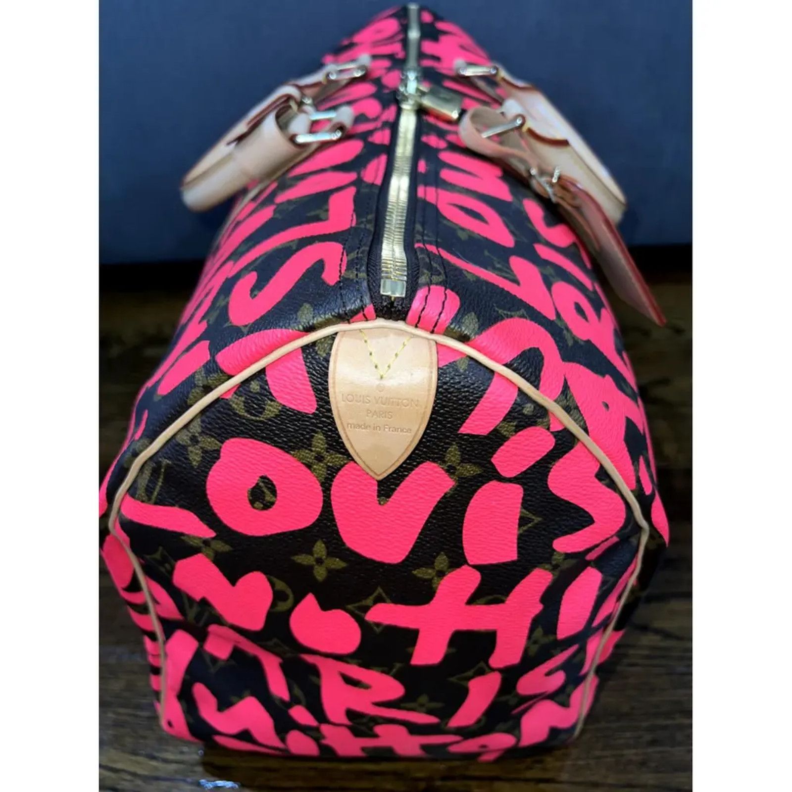 Louis Vuitton Louis Vuitton Keepall Graffiti Pink Jacobs Travel Bag Size ONE SIZE - 4 Thumbnail