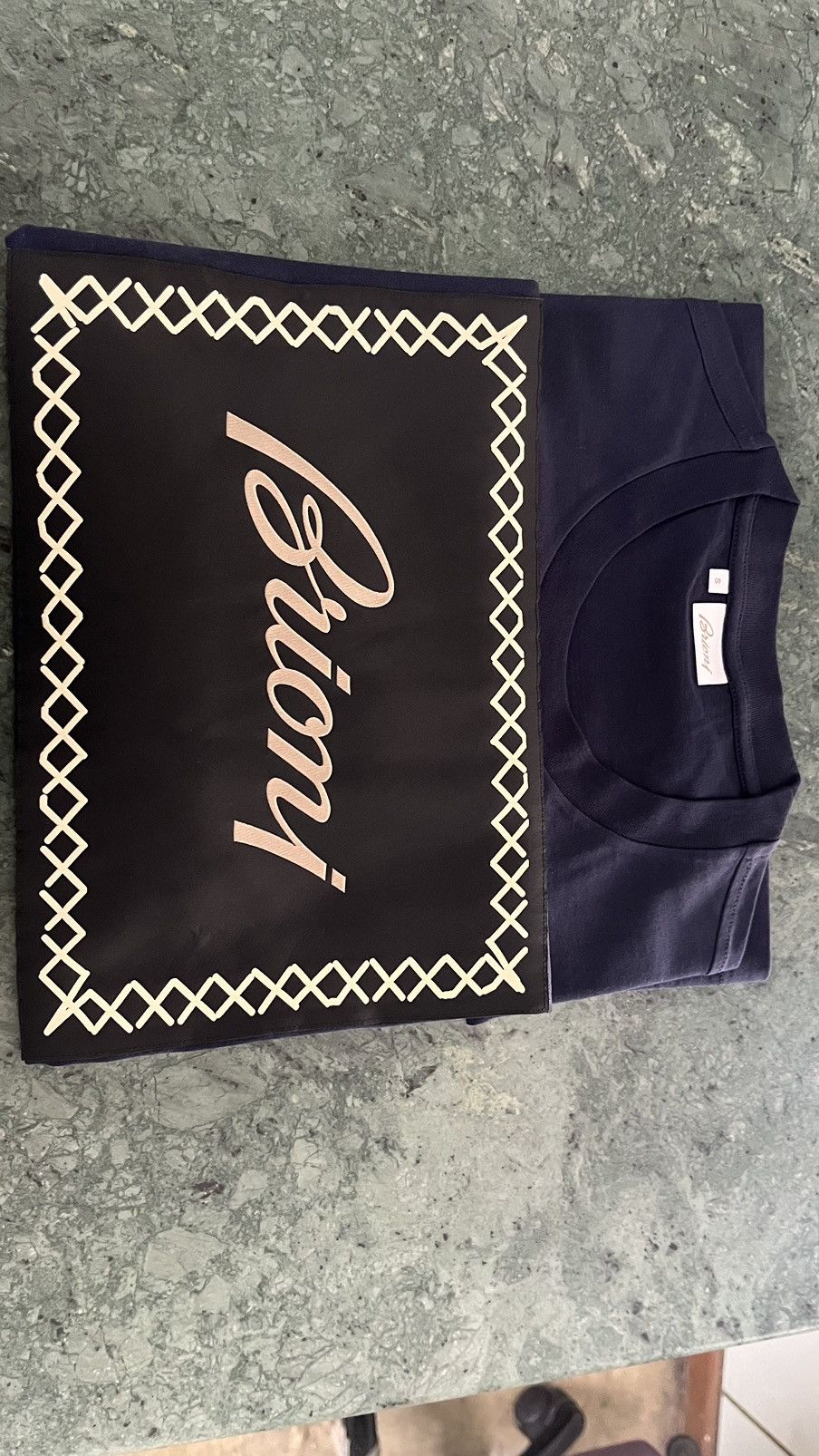 Brioni Brioni big logo tshirt very rare limited edition Size US S / EU 44-46 / 1 - 3 Thumbnail