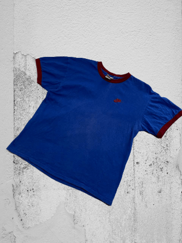 Nike × Vintage 90s Nike Swoosh Vintage Y2K Retro Tee T-Shirt Size US M / EU 48-50 / 2 - 1 Thumbnail