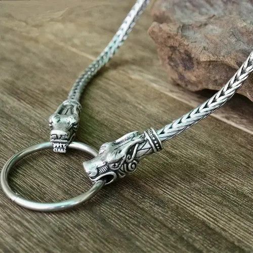 Jewelry × Vintage Retro Wolf Head Chain Necklace Size ONE SIZE - 2 Thumbnail