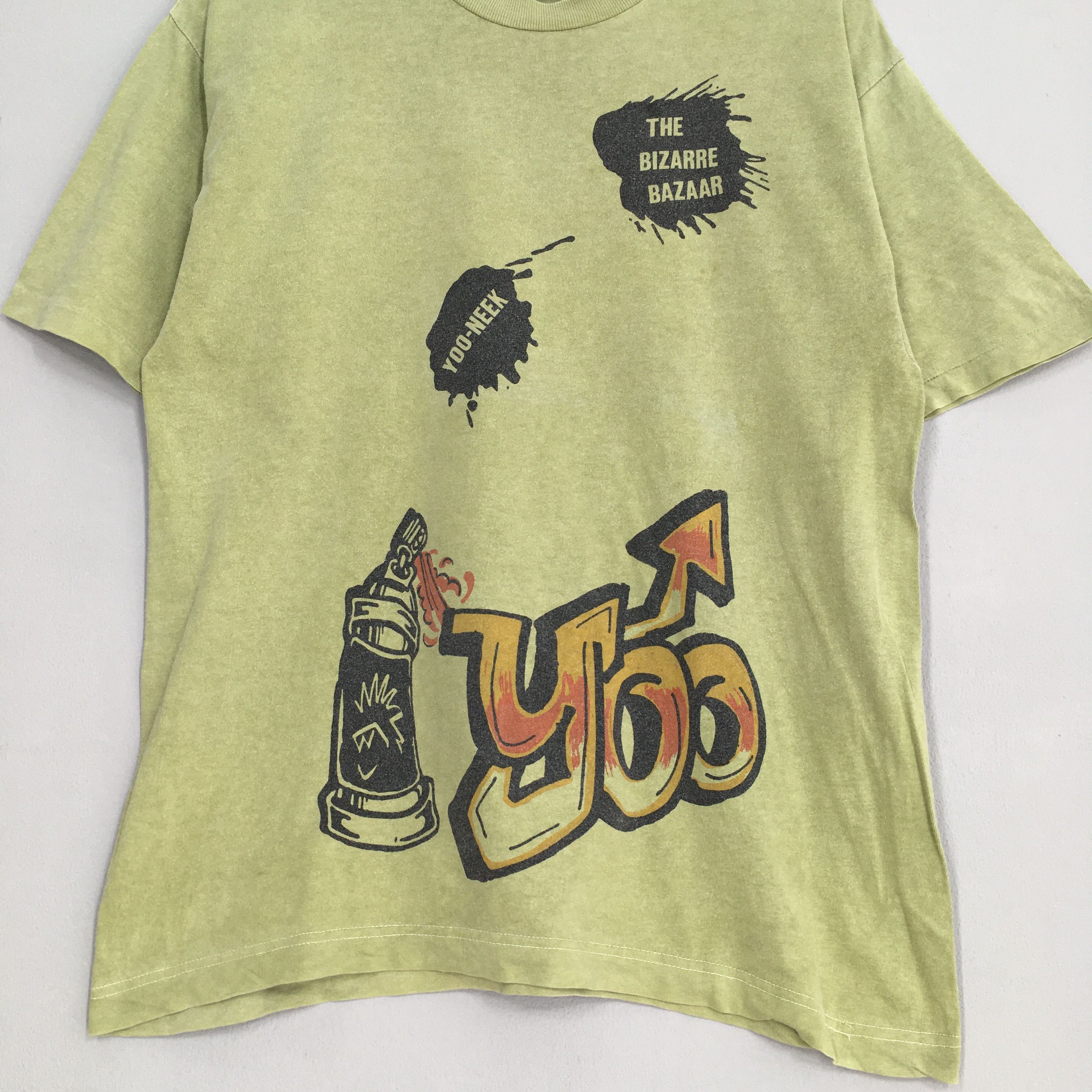 Other Vintage 90's Yoo-neek Graphics Graffiti Street Tshirt Medium Size US M / EU 48-50 / 2 - 3 Thumbnail