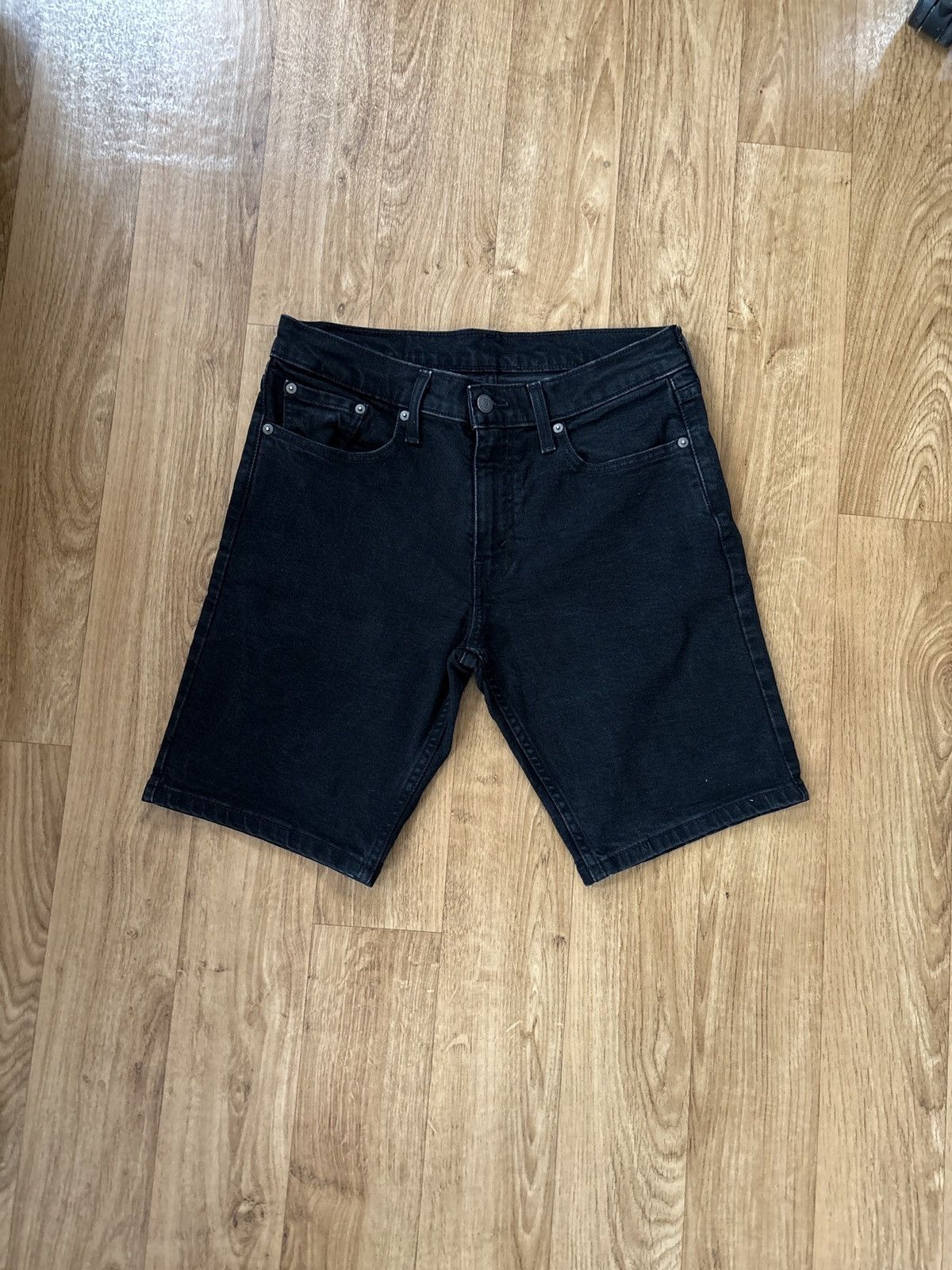 Levi's Levi’s Black Jean Shorts Size US 32 / EU 48 - 1 Thumbnail
