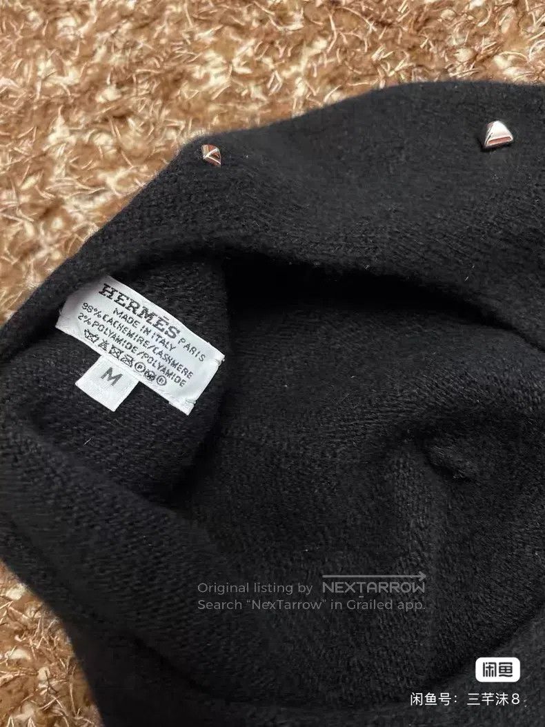 Hermes Hermes size M Cashmere Beret Size ONE SIZE - 7 Thumbnail