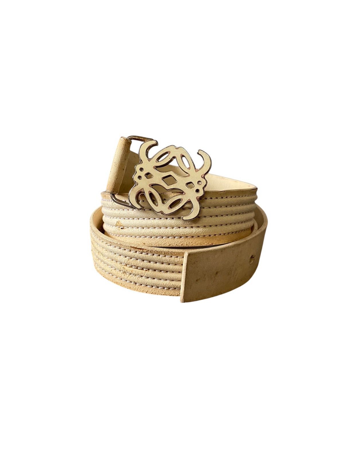 Loewe Loewe leather belt logo buckle Size ONE SIZE - 5 Thumbnail