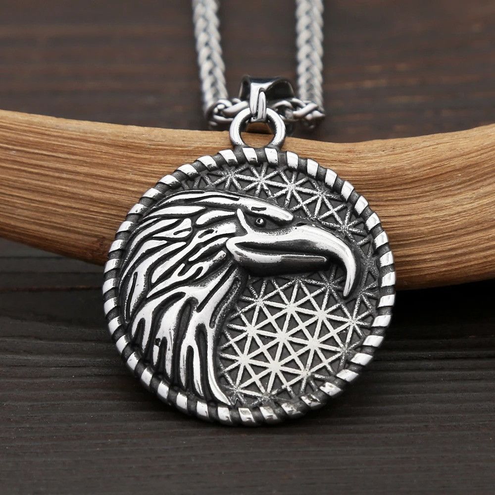Other Eagle Head Pendant Necklace Size ONE SIZE - 1 Thumbnail