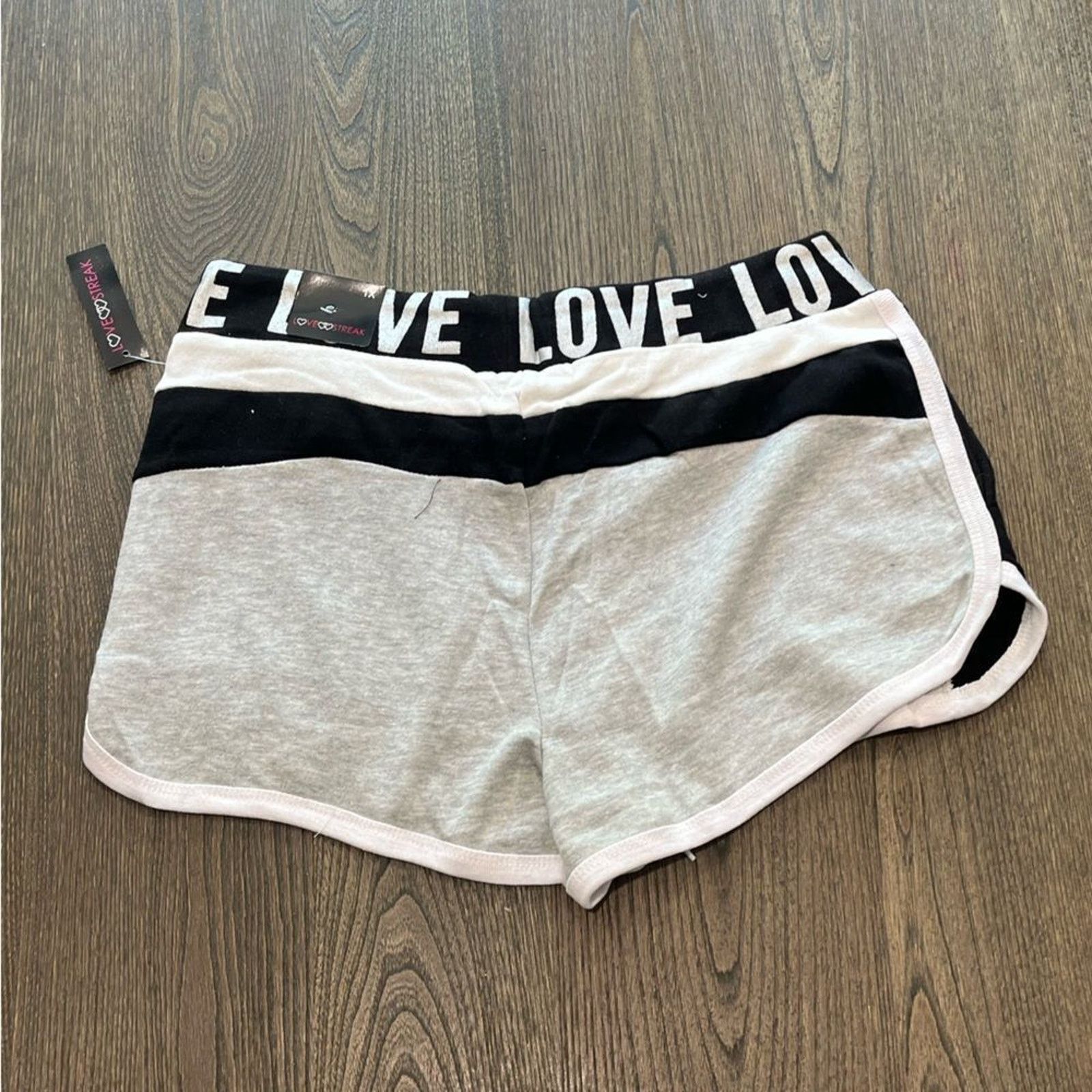 Vintage NWT Love Streak Womens Cotton Track Gym Shorts Size 1X Size 36" / US 14 / IT 50 - 2 Thumbnail