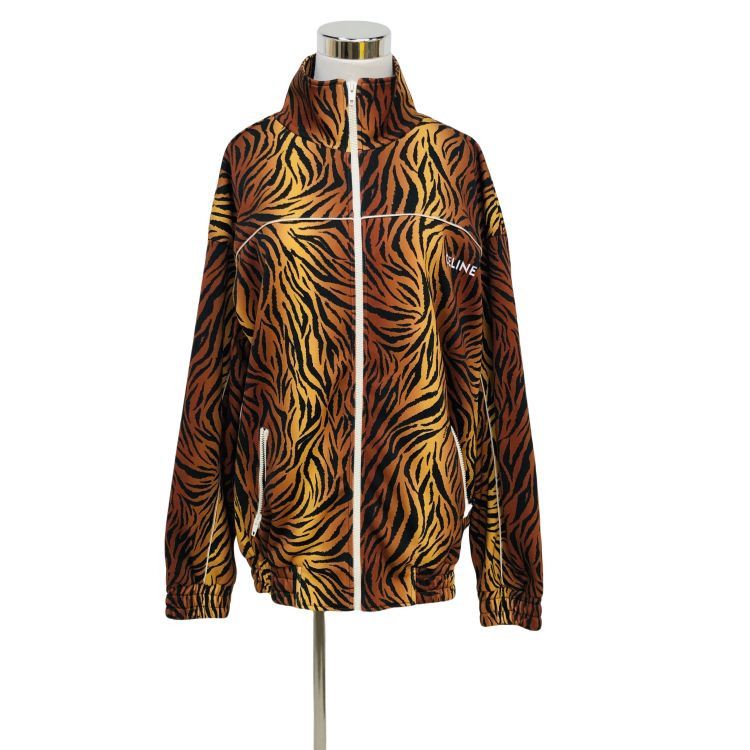 Celine Celine Tiger Print Track Jacket Size M Size US M / EU 48-50 / 2 - 1 Thumbnail