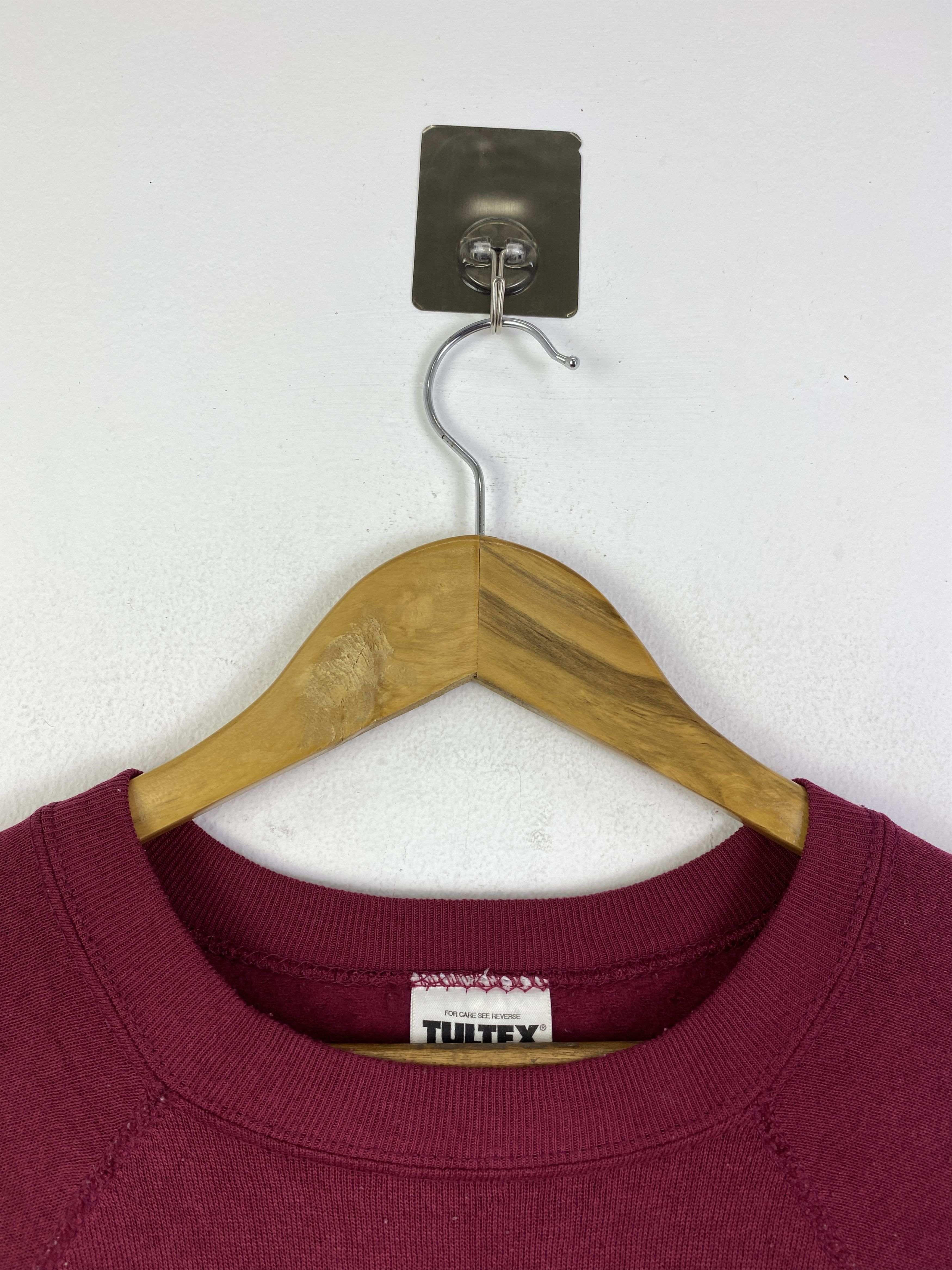 Vintage Vintage 90s Tultex Plain Pullover Sweatshirt SH0283 Size US XL / EU 56 / 4 - 9 Thumbnail