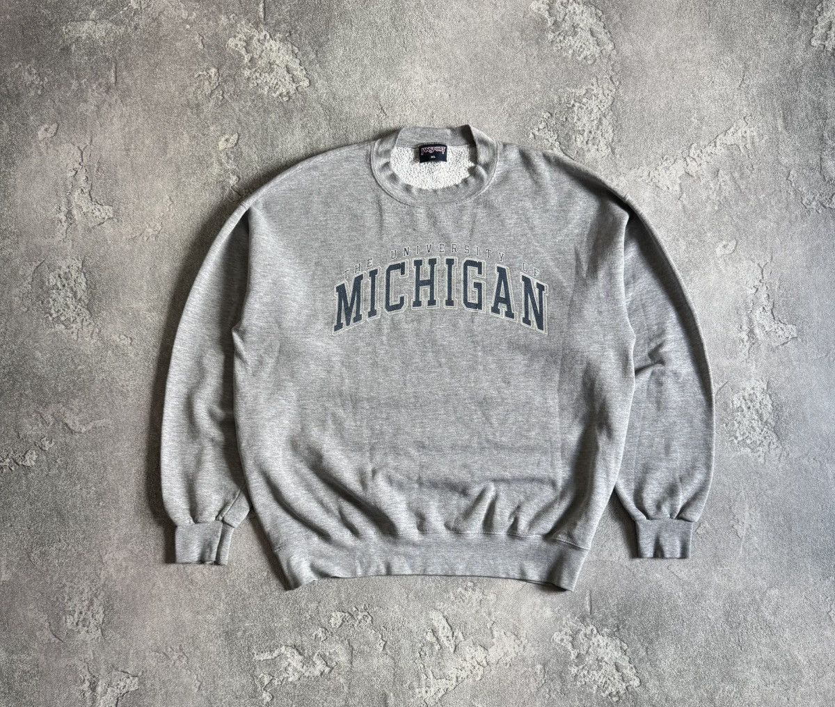 Jansport × Vintage JanSport XL Michigan university thrashed sweatshirt jumper Size US XL / EU 56 / 4 - 10 Thumbnail