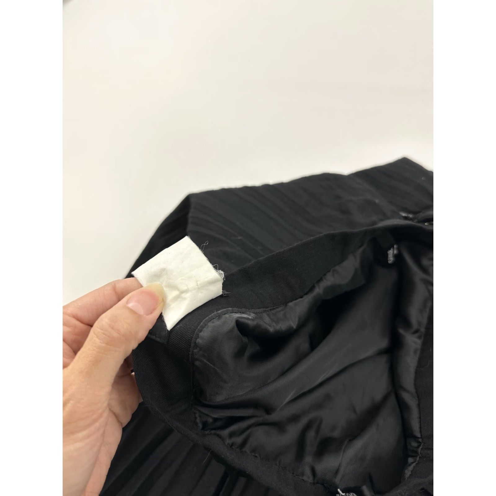 Vintage Gosse Skirt Women’s 26 Black Pleated Maxi Size 26" / US 2 / IT 38 - 3 Thumbnail