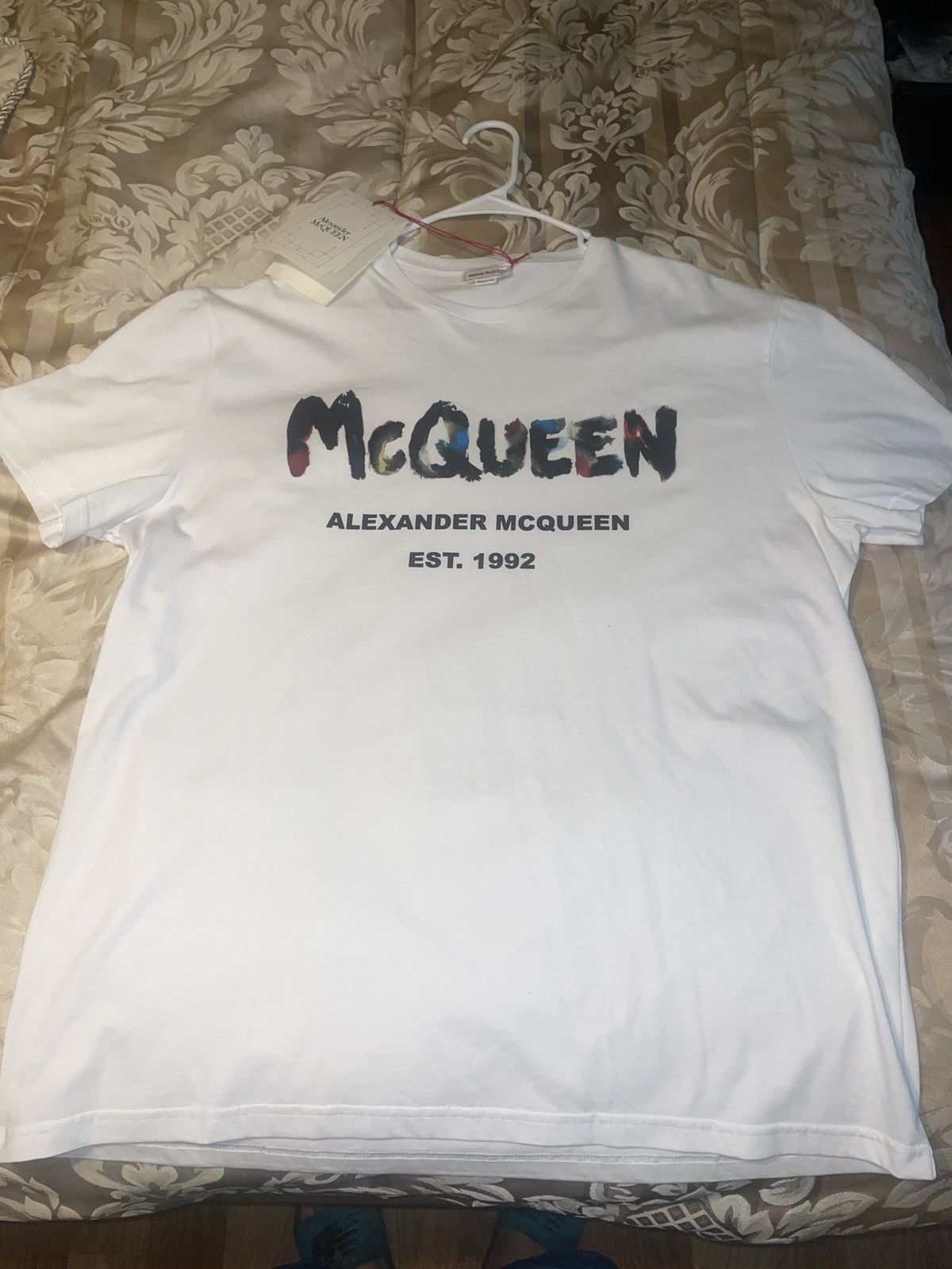 Alexander McQueen Alexander McQueen White T-shirt Brand New Size US L / EU 52-54 / 3 - 2 Thumbnail