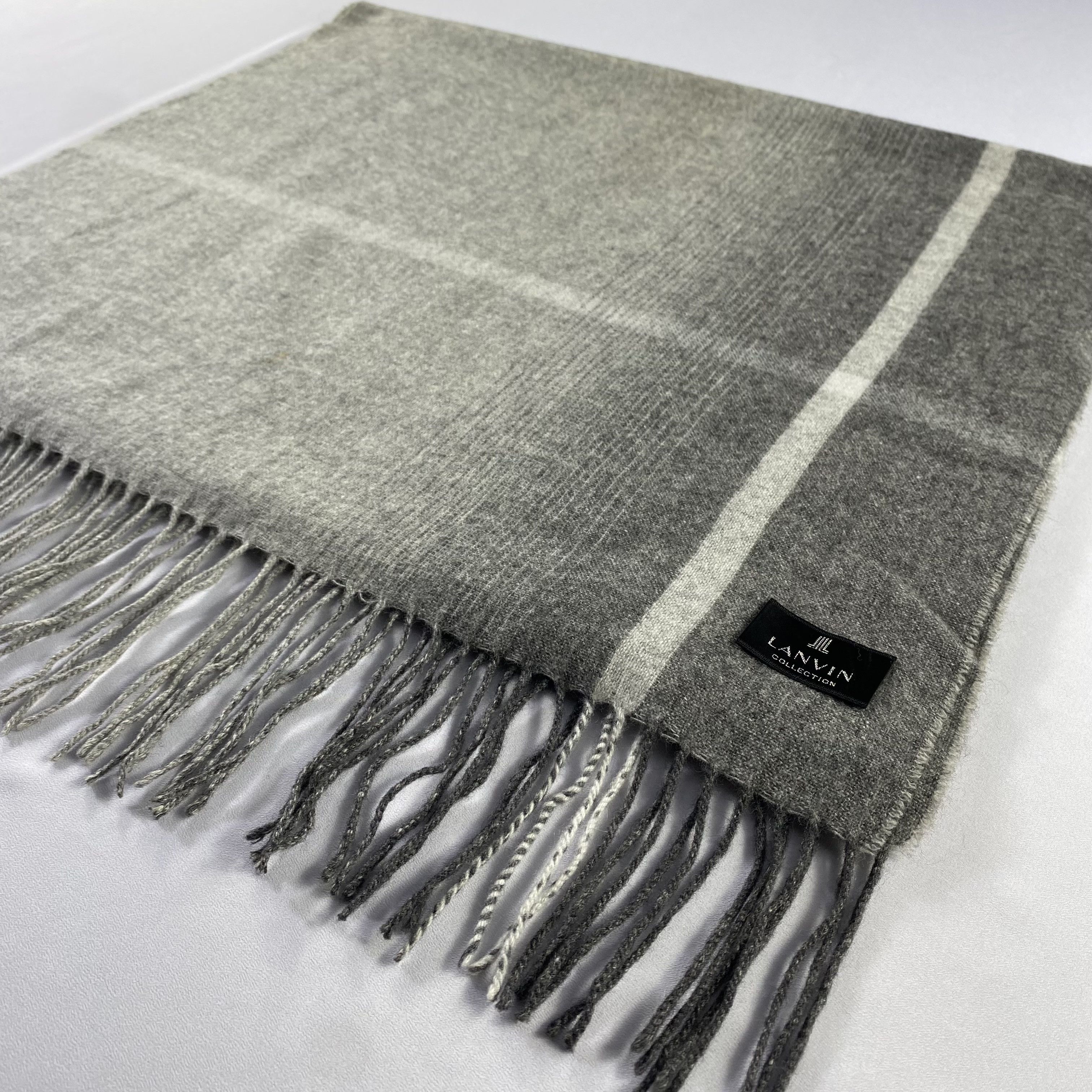 Lanvin Lanvin Scarf Neck Wrap Stripe Muffler Size ONE SIZE - 6 Thumbnail