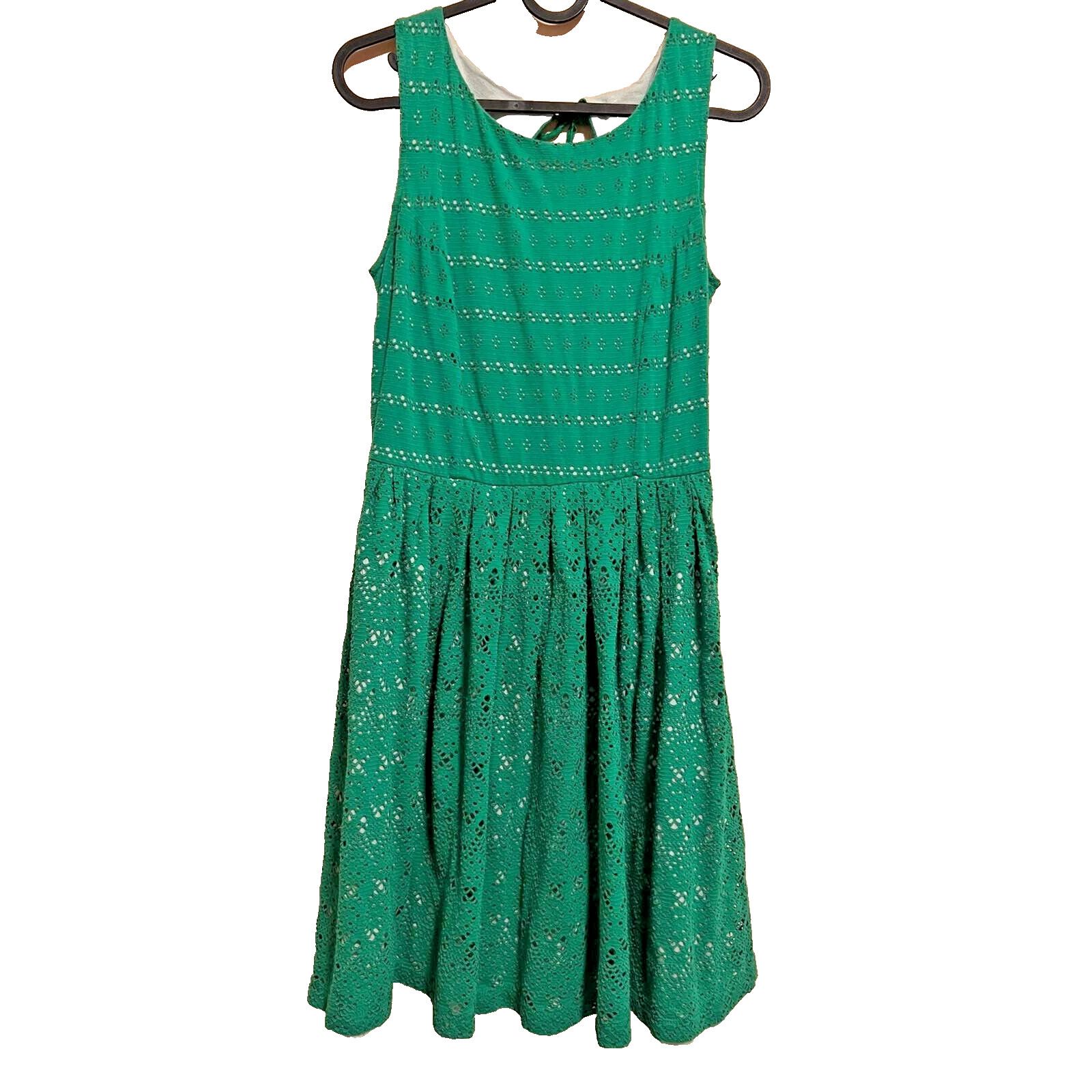 Anthropologie Anthropologie Sungreen flare Dress size S A000266 Size S / US 4 / IT 40 - 1 Thumbnail
