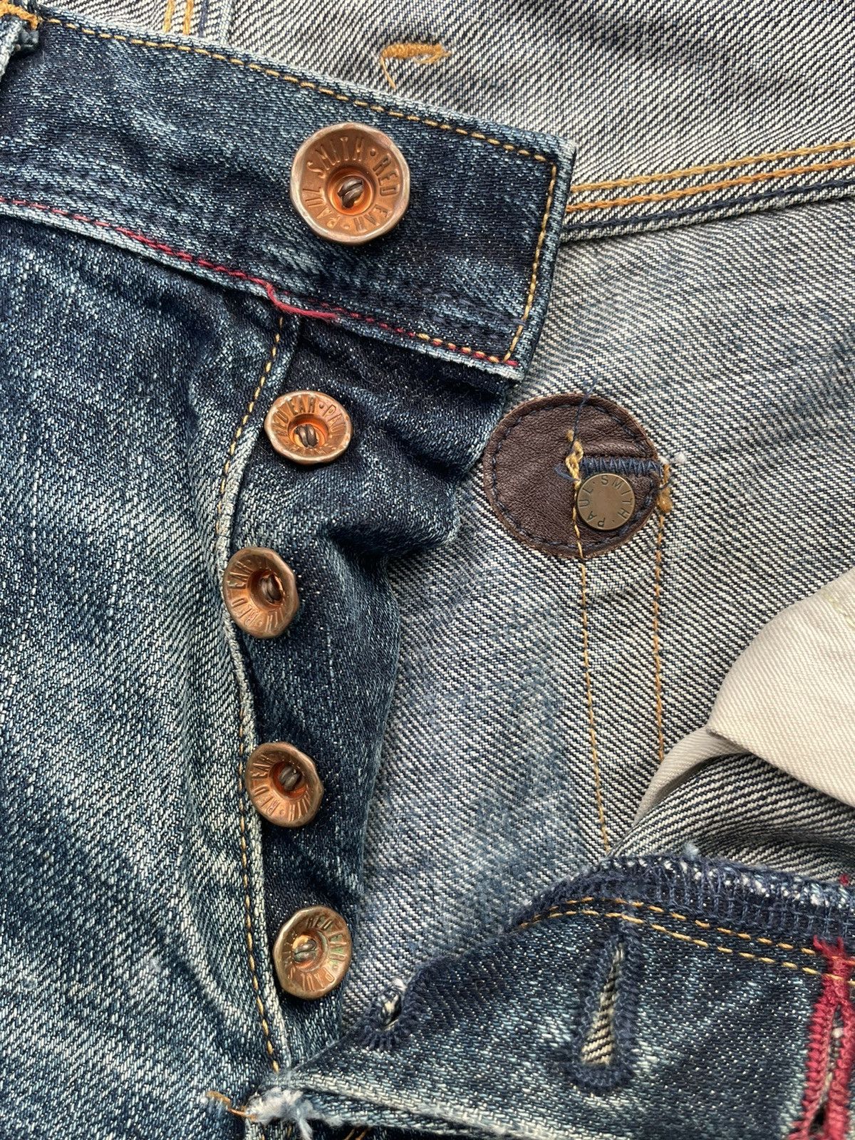 Paul Smith Red Ear Paul Smith Red Ear Faded Distresed Denim Size US 32 / EU 48 - 21 Thumbnail