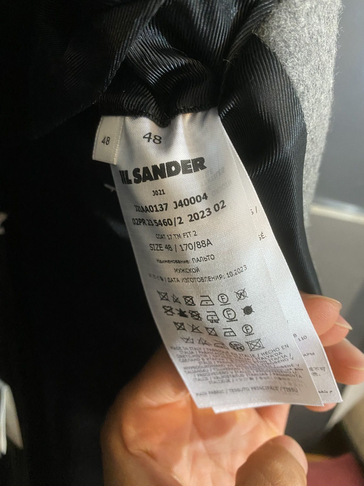 Jil Sander Cappotto raw edge felt Size US M / EU 48-50 / 2 - 10 Thumbnail