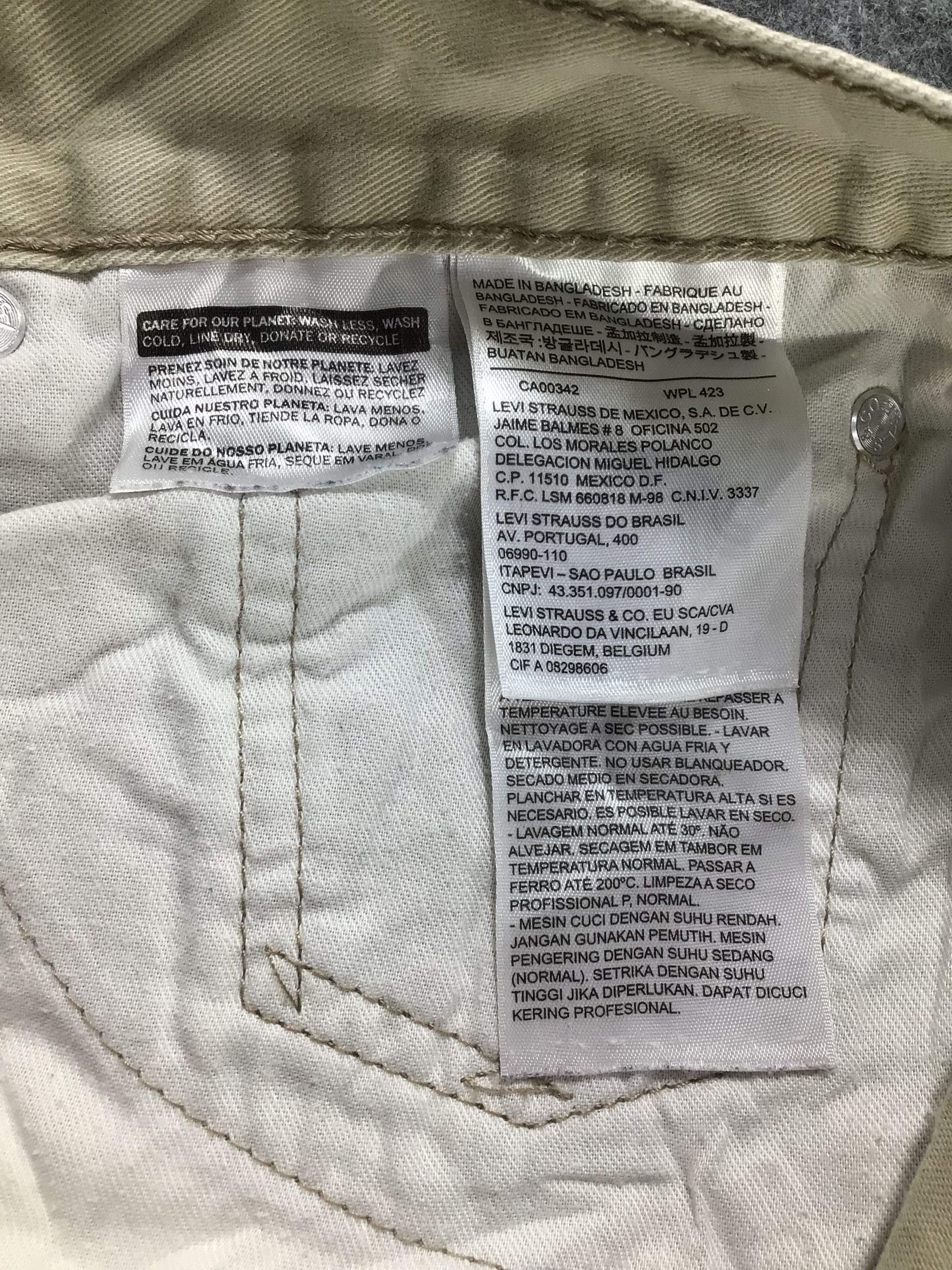 Levi's Vintage Levis Jeans 514 White Tab-J859 Size US 33 - 9 Thumbnail