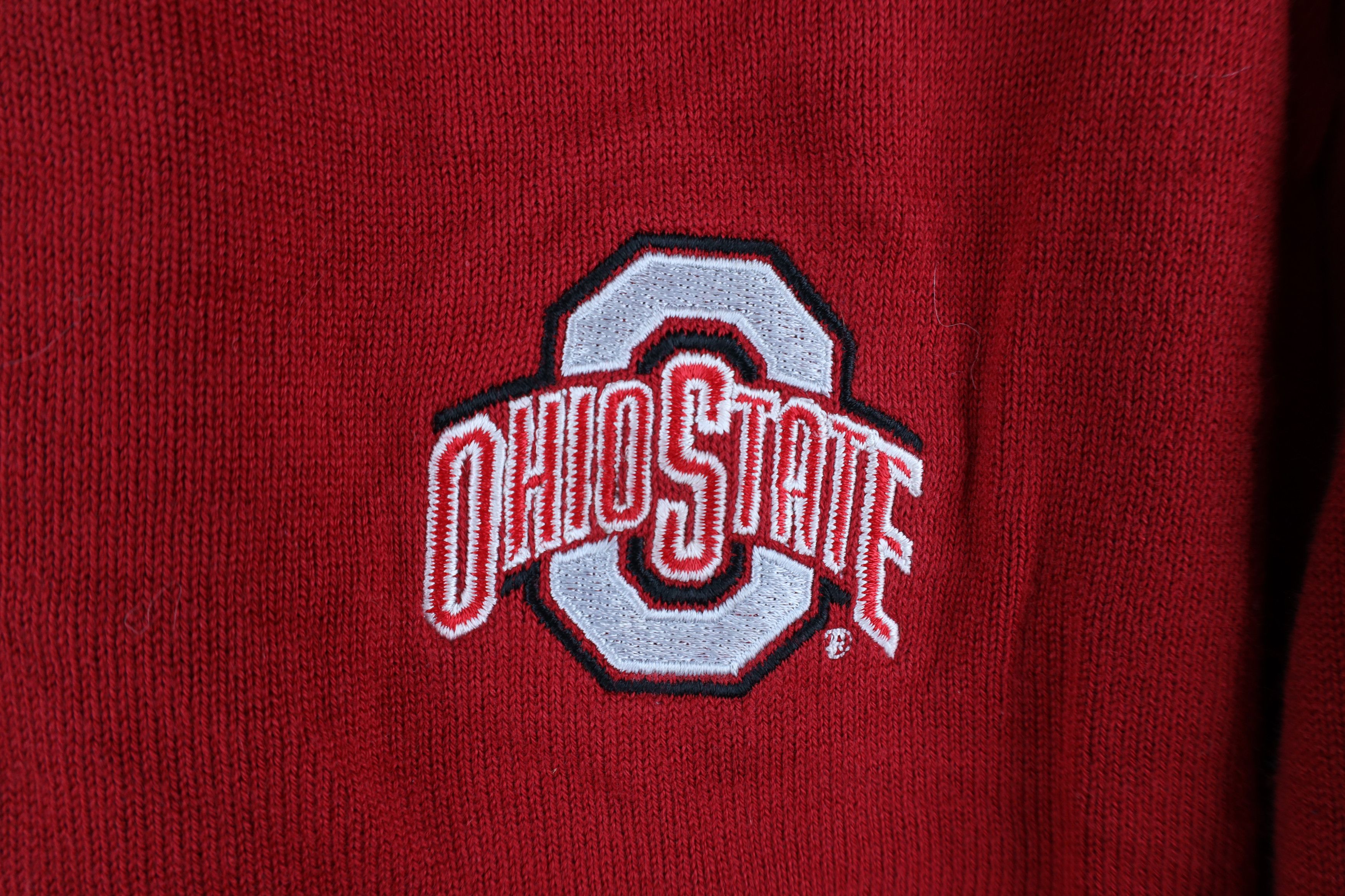 Vintage Vintage 90s Lightweight Knit Ohio State University Sweater Size US XXL / EU 58 / 5 - 4 Thumbnail
