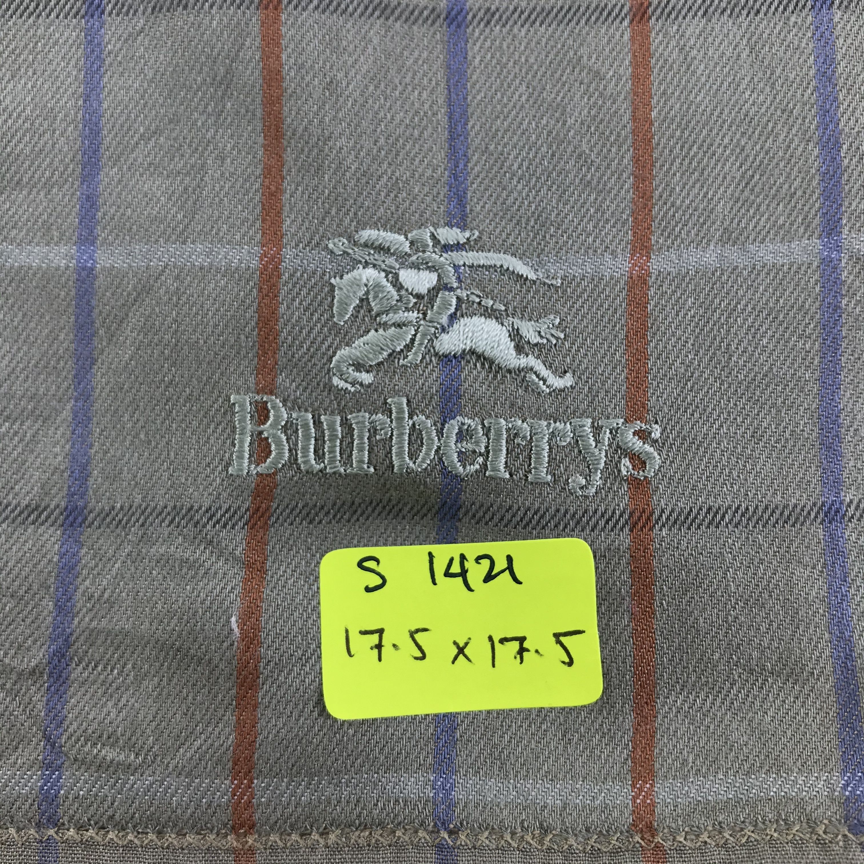 Burberry × Vintage Burberry Bandana / Handkerchief / Neckerchief - S1421 Size ONE SIZE - 5 Thumbnail