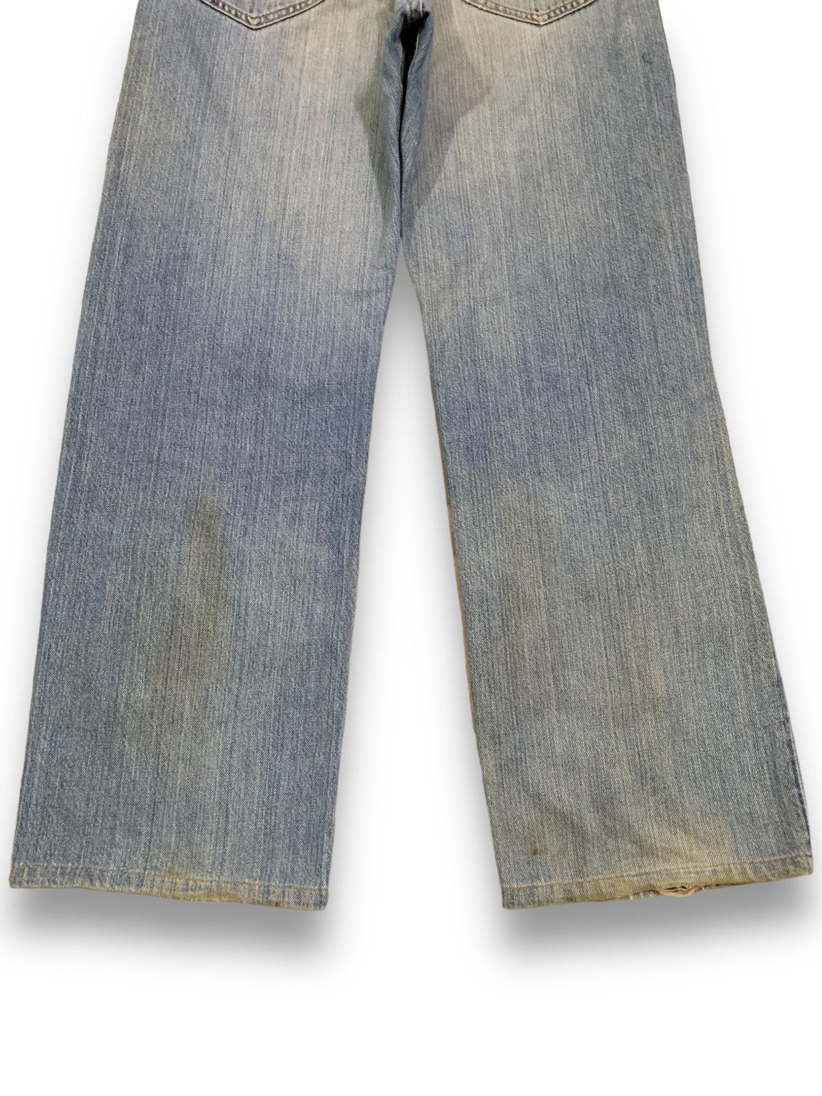 Lee Vintage 90s Lee Riders Rusty Mud Wash Baggy Distressed Jeans Size US 32 / EU 48 - 17 Thumbnail