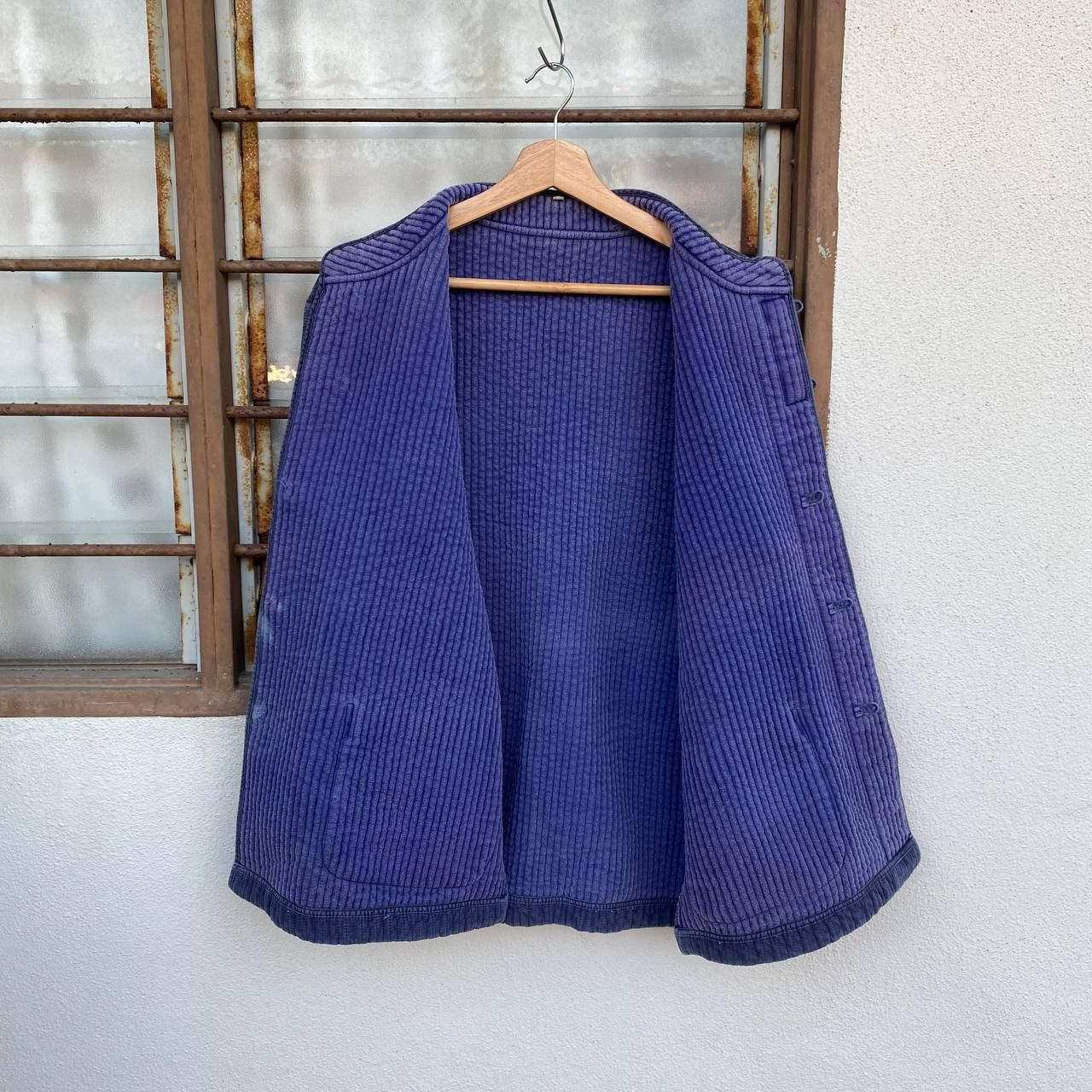Japanese Brand 90s Vintage Japanese Indigo Blue Quilted KungFu Chore Jacket Size US L / EU 52-54 / 3 - 11 Thumbnail