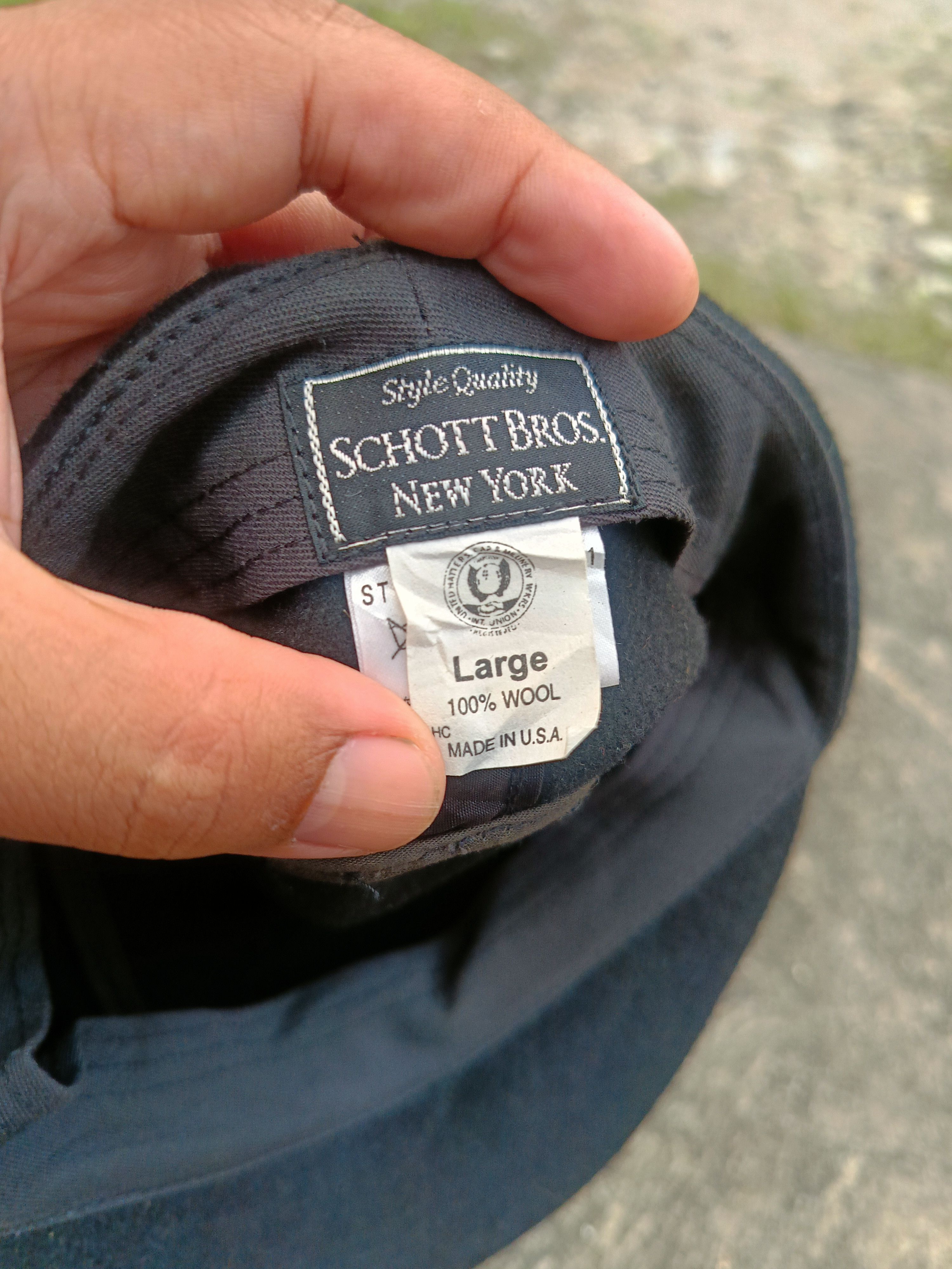 Schott SCHOTT BROS. NEW YORK WOOL FULLCAP Size ONE SIZE - 9 Thumbnail