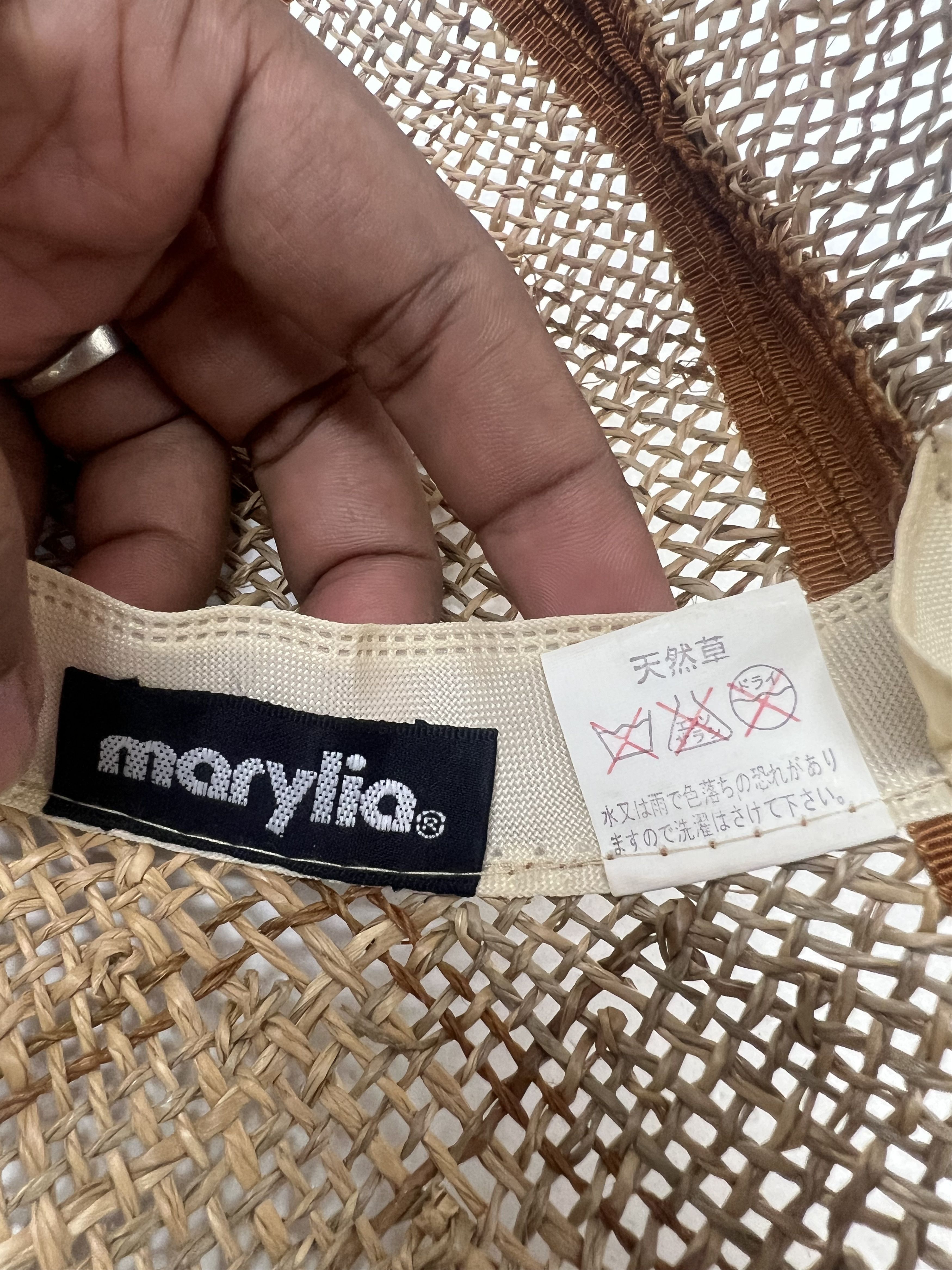 Japanese Brand Marylia Straw Pith Safari Trucker Hat Size ONE SIZE - 6 Thumbnail