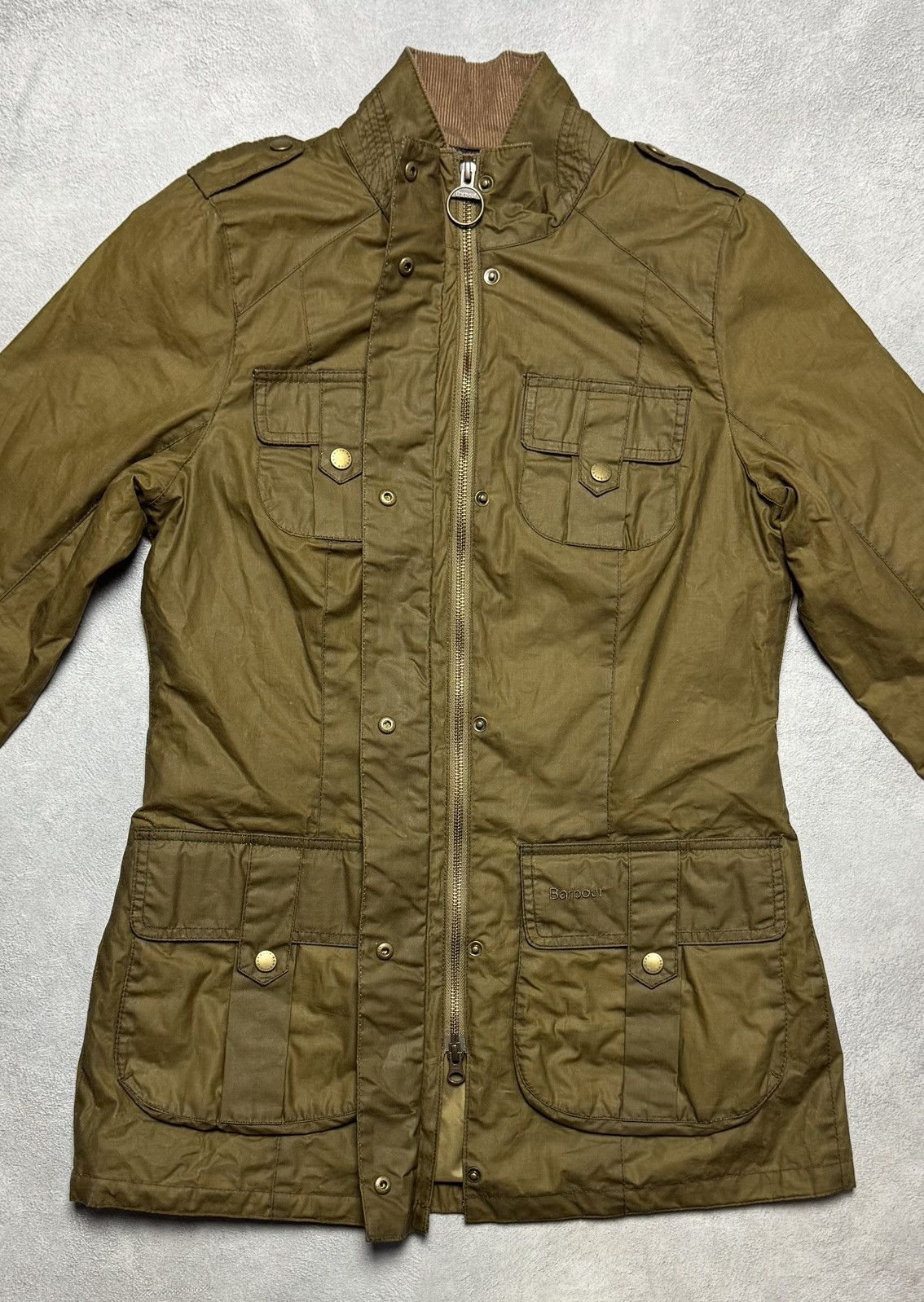 Barbour Barbour Defence Lightweight Wax Cotton Quilted Jacket Size M / US 6-8 / IT 42-44 - 10 Thumbnail