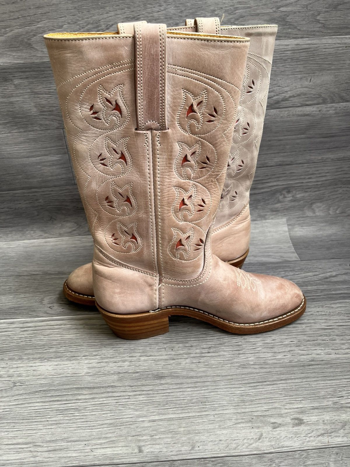 Frye Vintage Frye Austin knee high western floral cut boots sz Size US 8.5 / IT 38.5 - 13 Thumbnail