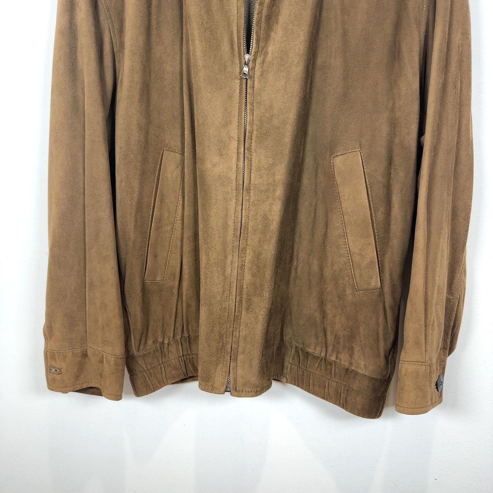 Z Zegna Zegna Suede Zip-Up Jacket Size US M / EU 48-50 / 2 - 3 Thumbnail