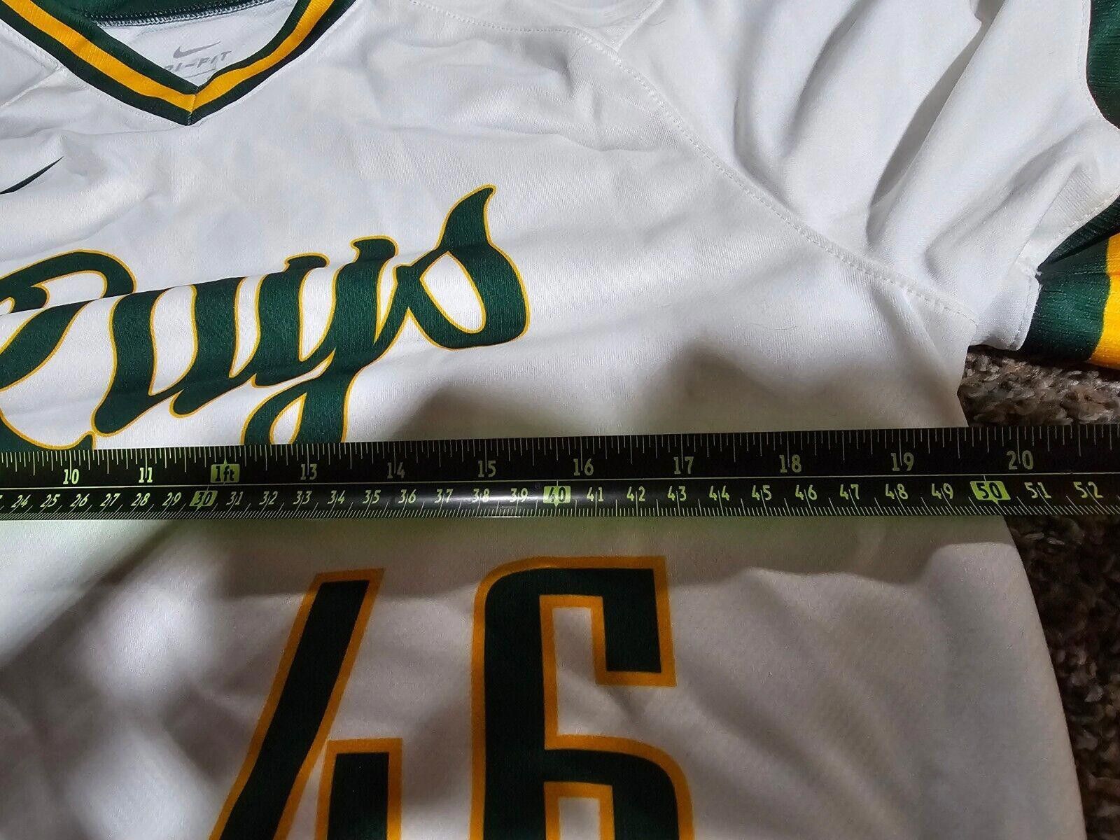 Nike Nike dri-fit Wisconsin GRB baseball jersey XL #46 Size ONE SIZE - 10 Thumbnail