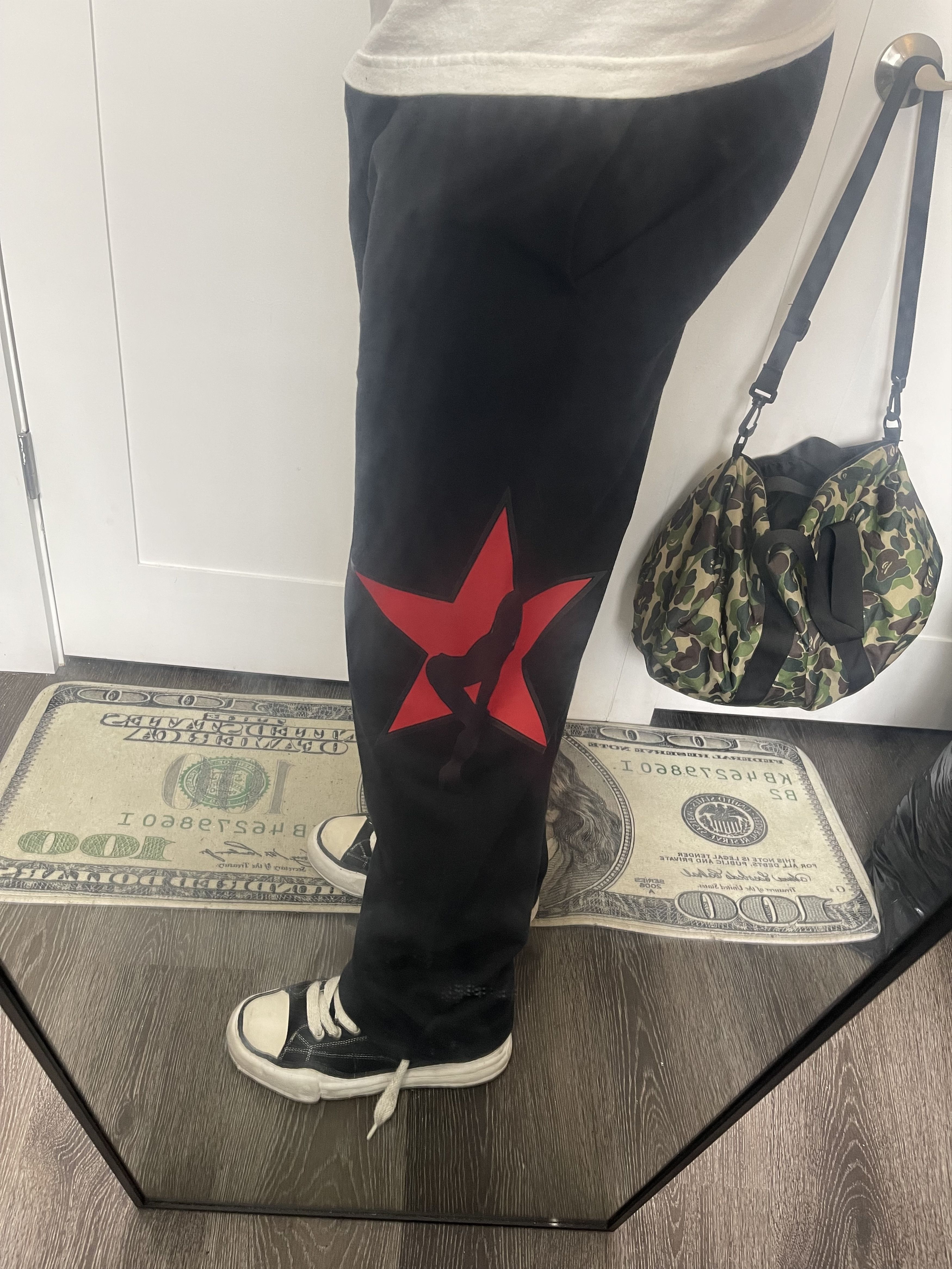 Japanese Brand Black Star Girl Sweatpants Size US 30 / EU 46 - 3 Thumbnail