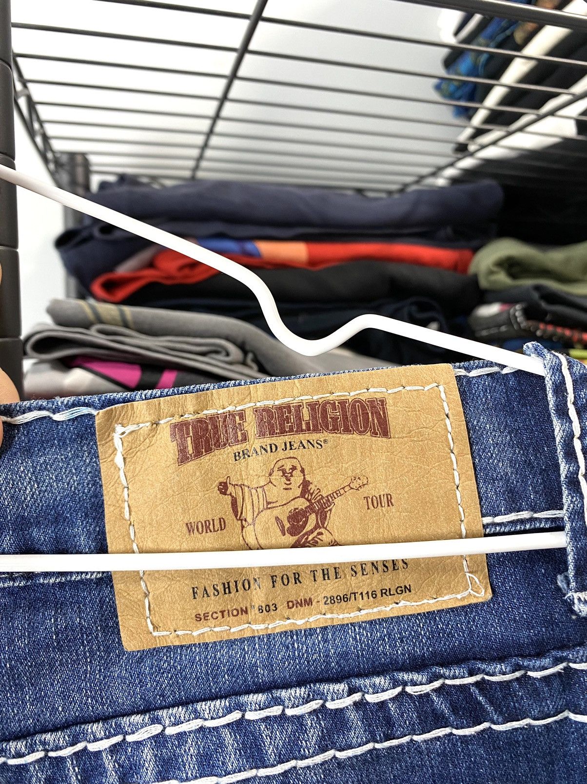 Other 90’s Vintage True Religion Made In USA Blue Denim Pants Size 28" / US 6 / IT 42 - 12 Thumbnail