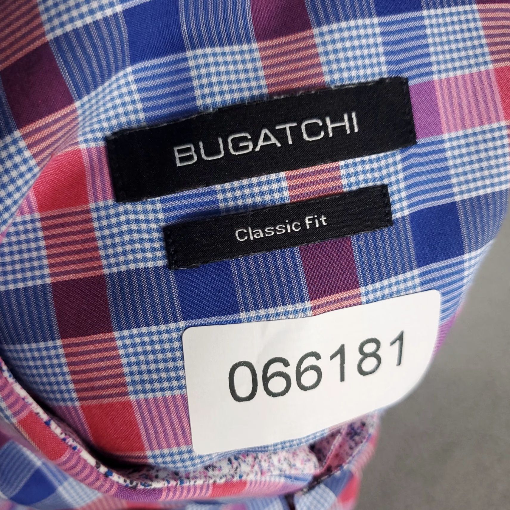 BUGATCHI Bugatchi Uomo Shirt Mens 2XL Blue Plaid Button Up Long Sleeve Classic Fit Casual Business Formal Workwear Mens Size US XXL / EU 58 / 5 - 8 Thumbnail