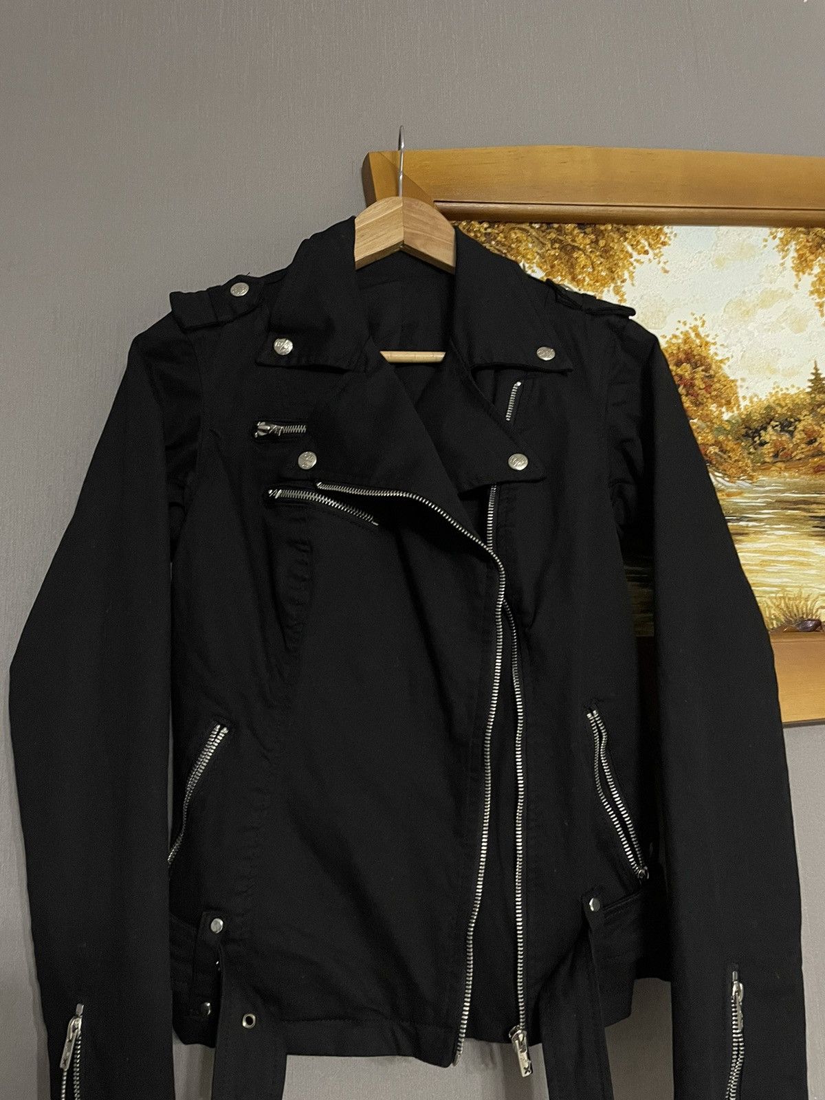 Tripp NYC Tripp Nyc Crazy Cotton Biker Black Jacket Opium Y2K Gothic Size S / US 4 / IT 40 - 5 Thumbnail