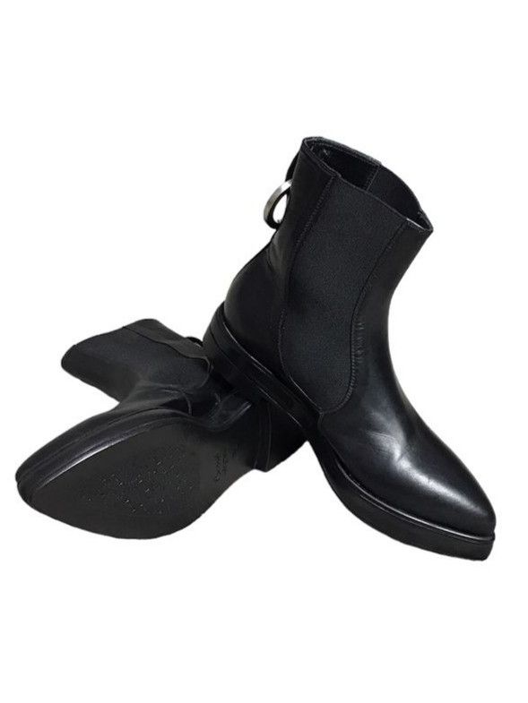 RoccoP Rocco P Ladies Handmade Ankle Black Boots Size US 7.5 / IT 37.5 - 2 Thumbnail