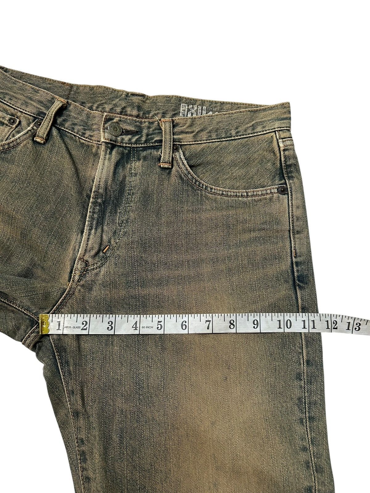 Edwin × Kapital × Vintage ☠️ Vintage Edwin IF SIX WAS NINE Inspired Rusty Flare Denim ☠️ Size US 32 / EU 48 - 12 Thumbnail