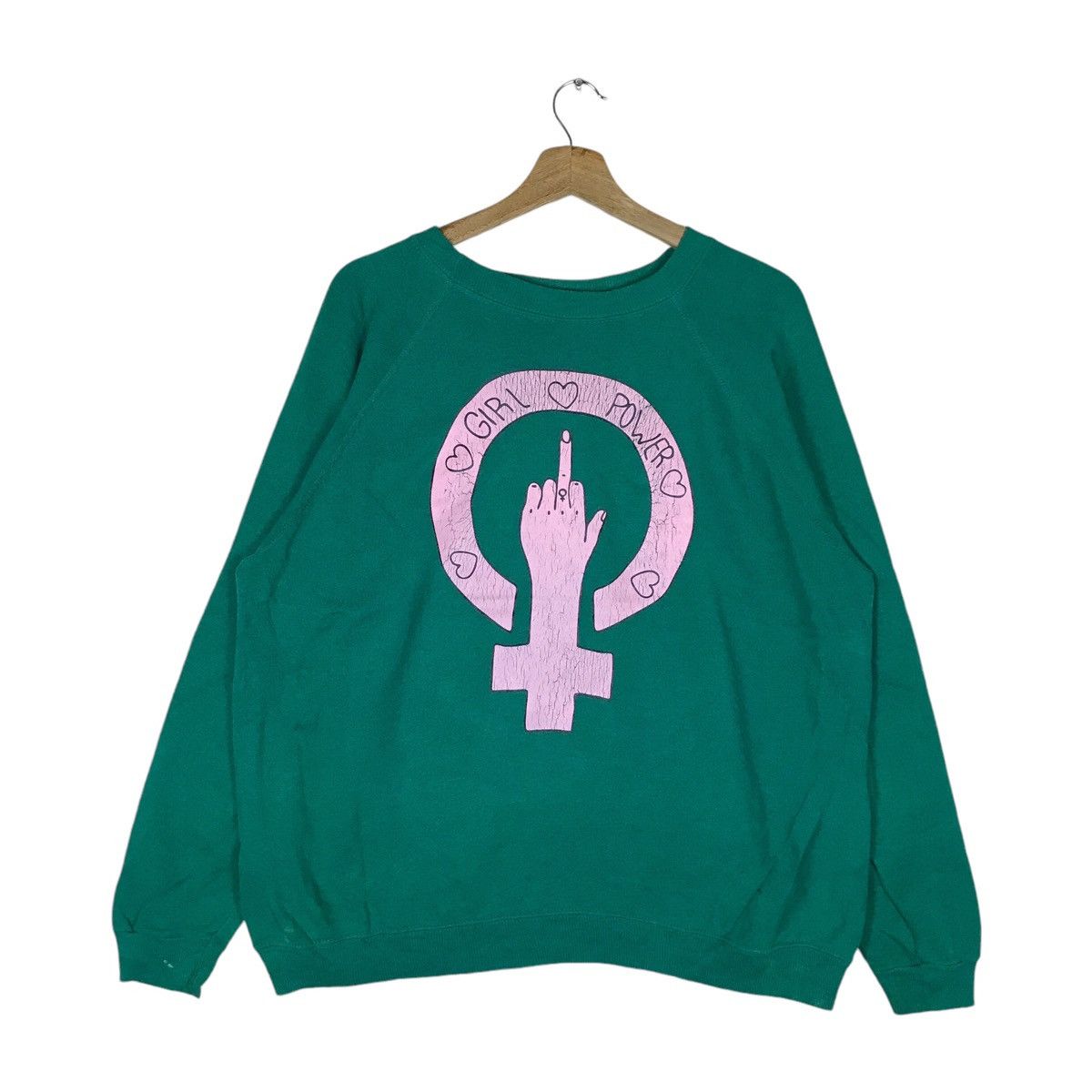 Hanes Vintage Hanes Her Way Pullover Jumper Sweatshirt Size L / US 10 / IT 46 - 1 Thumbnail