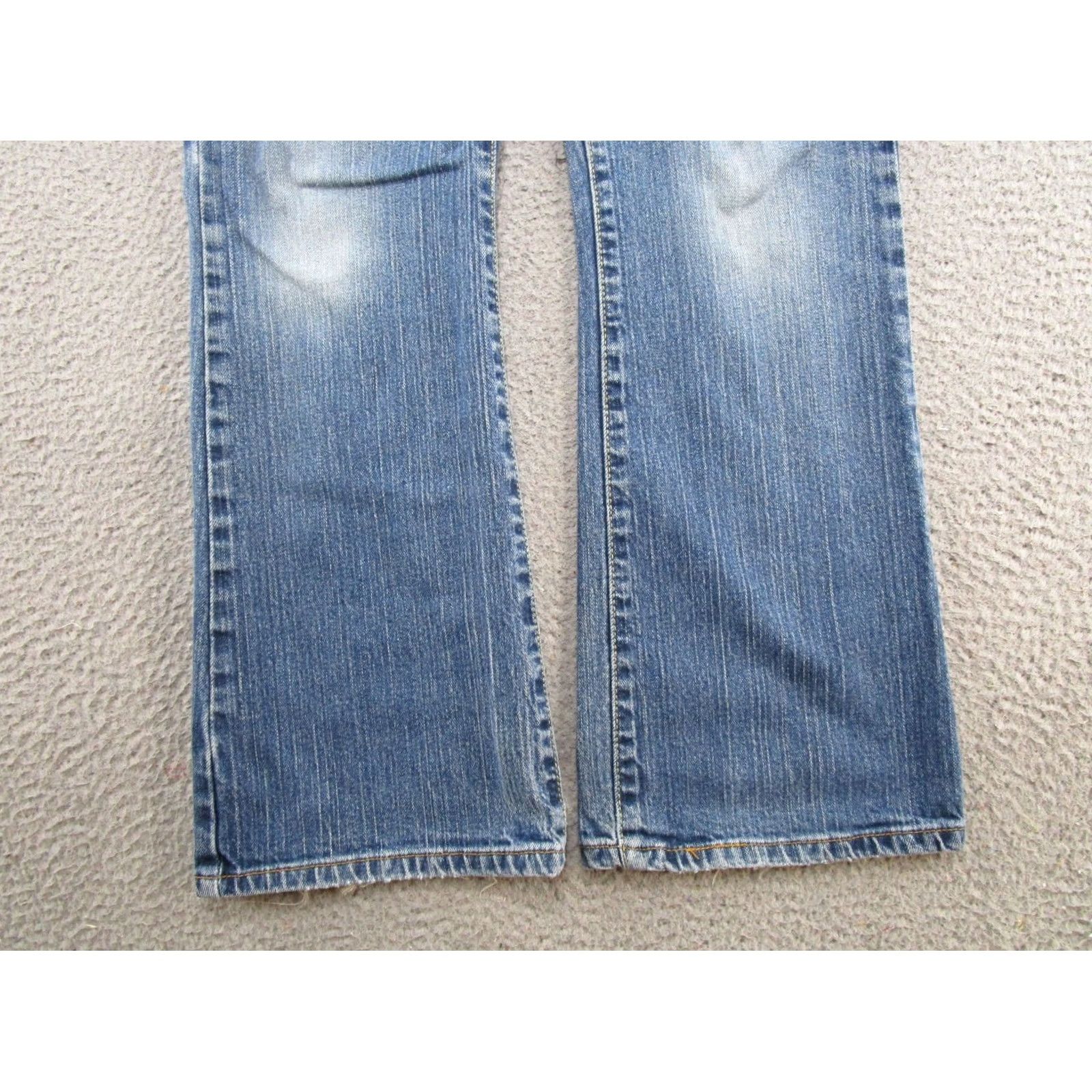 Levi's VINTAGE Levi's 525 Bootcut Jeans Women 12 Blue Denim Stretch 5-Pocket Read Size 34" / US 12 / IT 48 - 2 Thumbnail