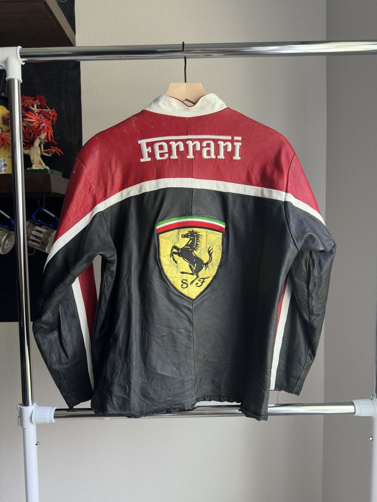 Ferrari Vintage Ferrari Racing Leather Jacket Size US M / EU 48-50 / 2 - 2 Thumbnail