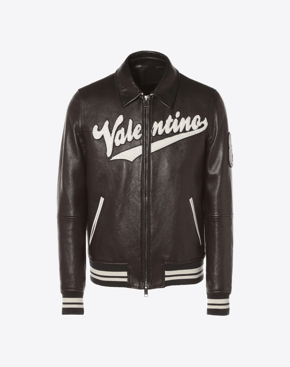 Valentino [🔥🔥Grail🔥🔥] Valentino Logo Leather Bomber Jacket Size US M / EU 48-50 / 2 - 3 Thumbnail