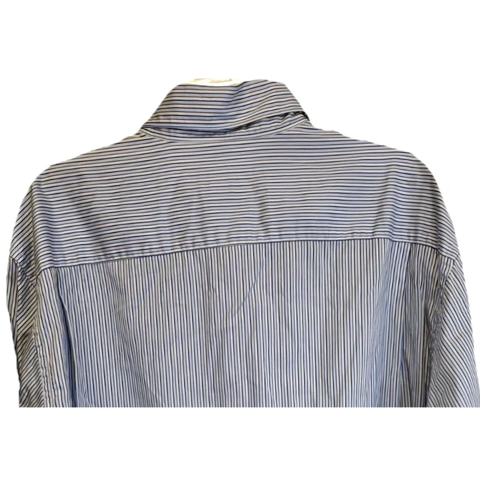 Robert Talbott Robert Talbott Carmel Shirt Men XL Blue Multi-Colored Striped Button-Up Long Sleeve Button-Down Collared Casual Business Size US XL / EU 56 / 4 - 6 Thumbnail