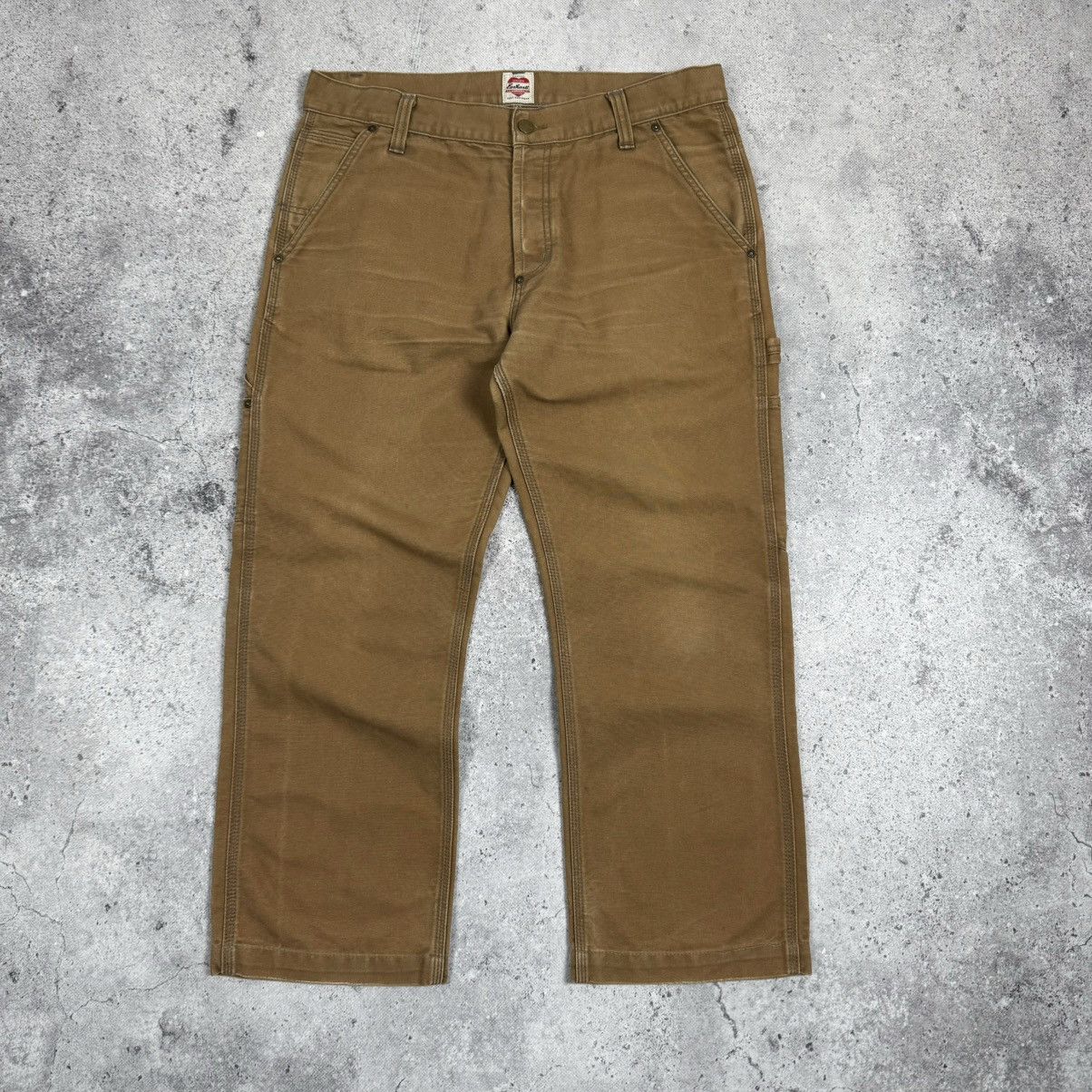 Carhartt × Vintage Carhartt Distressed Logger Pants Size US 34 / EU 50 - 2 Thumbnail
