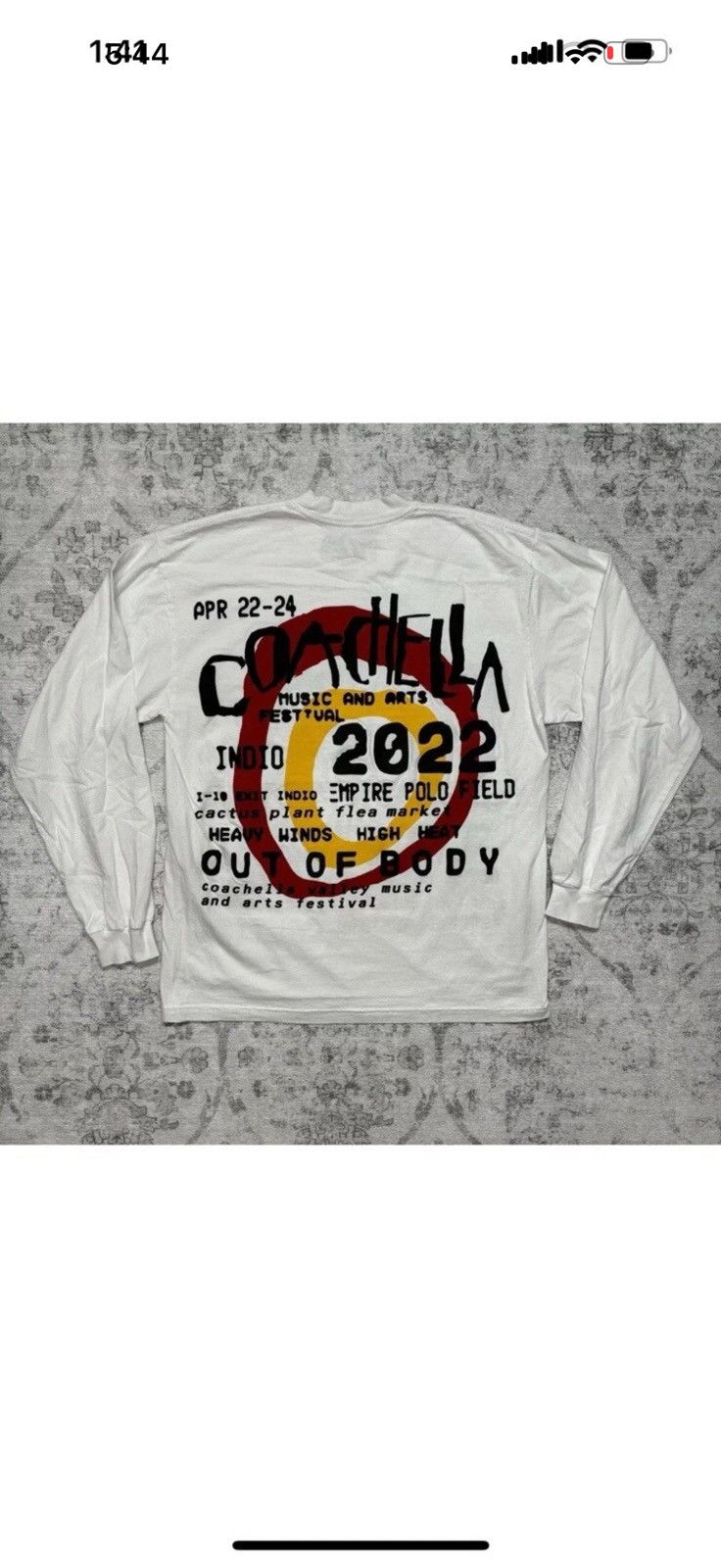 Cactus Plant Flea Market × Coachella New never used coachella 2022 long sleeve Size US S / EU 44-46 / 1 - 2 Thumbnail