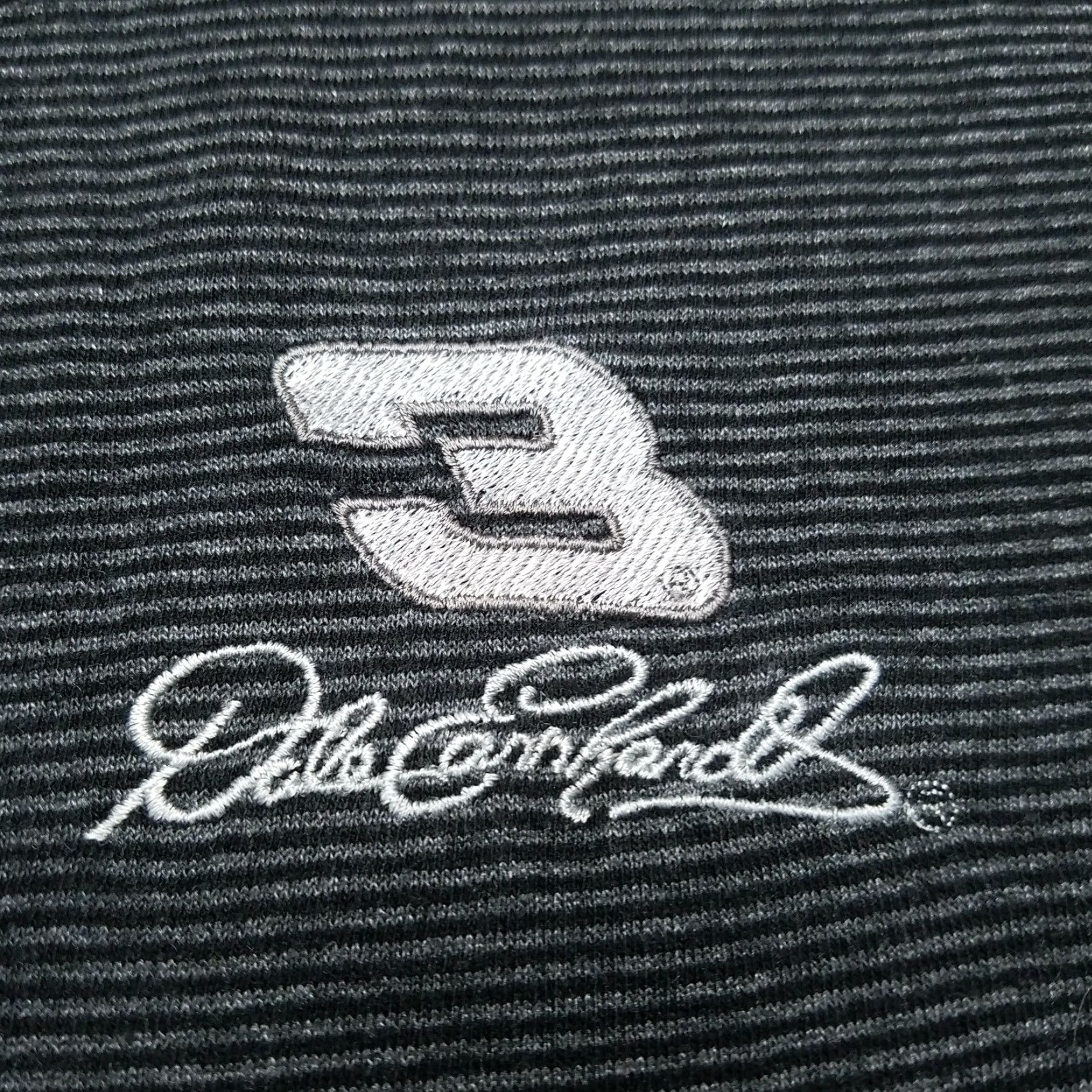 Chase Authentics Dale Earnhardt Gray Tee Shirt Adult Large Regular Cotton Chase Authentics T-Shirt Mens Striped 90s? (if no decade, skip) Size US L / EU 52-54 / 3 - 2 Thumbnail