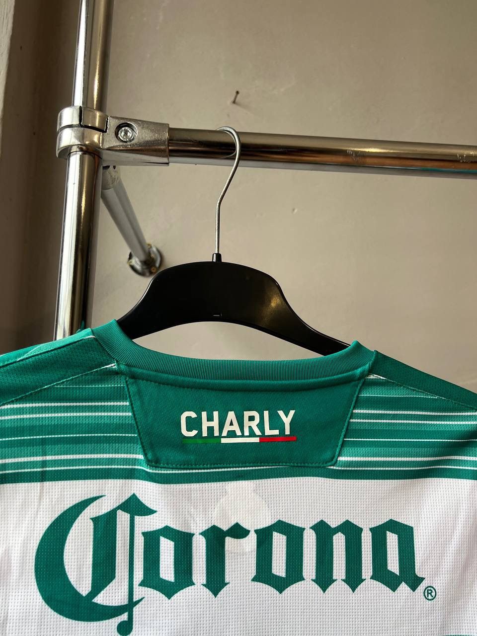 Sports Specialties 2021/22 SANTOS LAGUNA HOME RARE SOCCER JERSEY SHIRT CHARLY Size US S / EU 44-46 / 1 - 13 Thumbnail